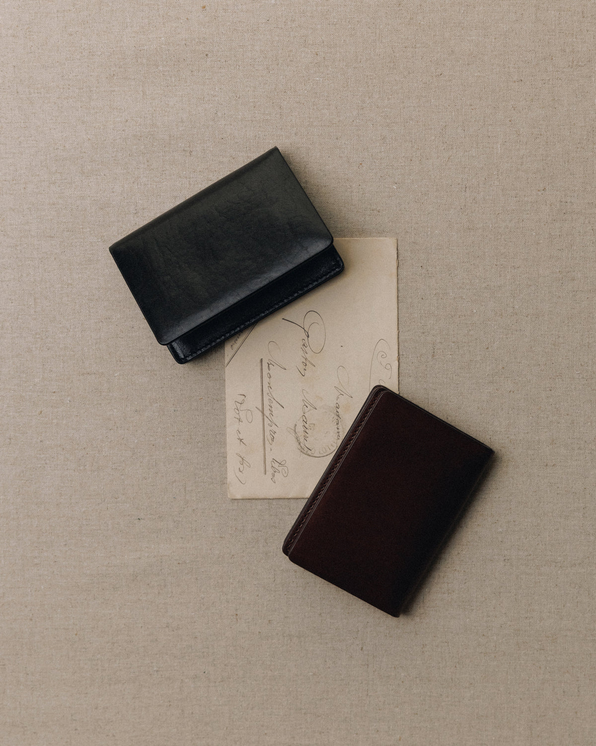 PORTE CARTES CARRÉ BLACK