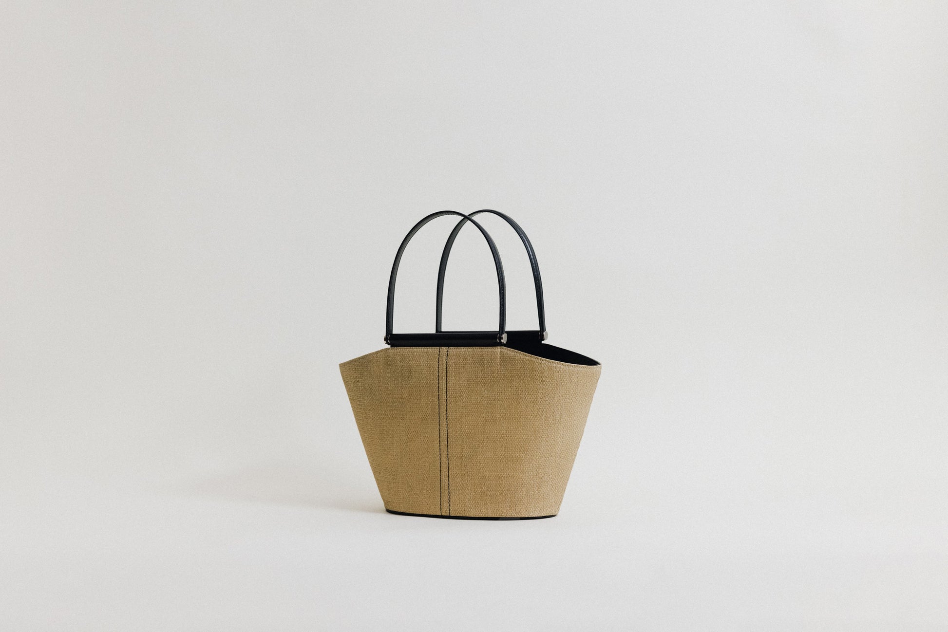SAC ÉTIRÉ RATTAN SMALL IVORY