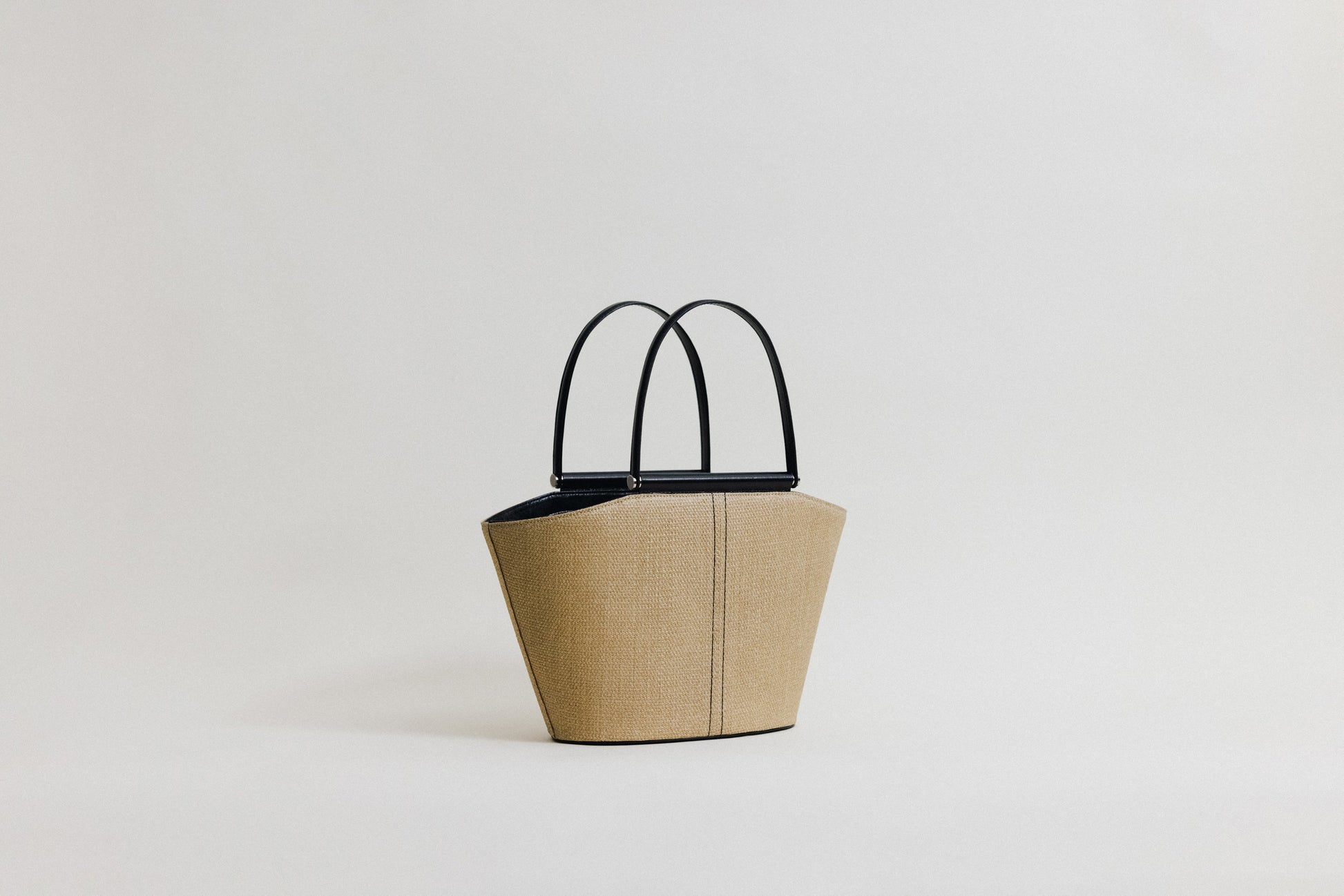 SAC ÉTIRÉ RATTAN SMALL IVORY