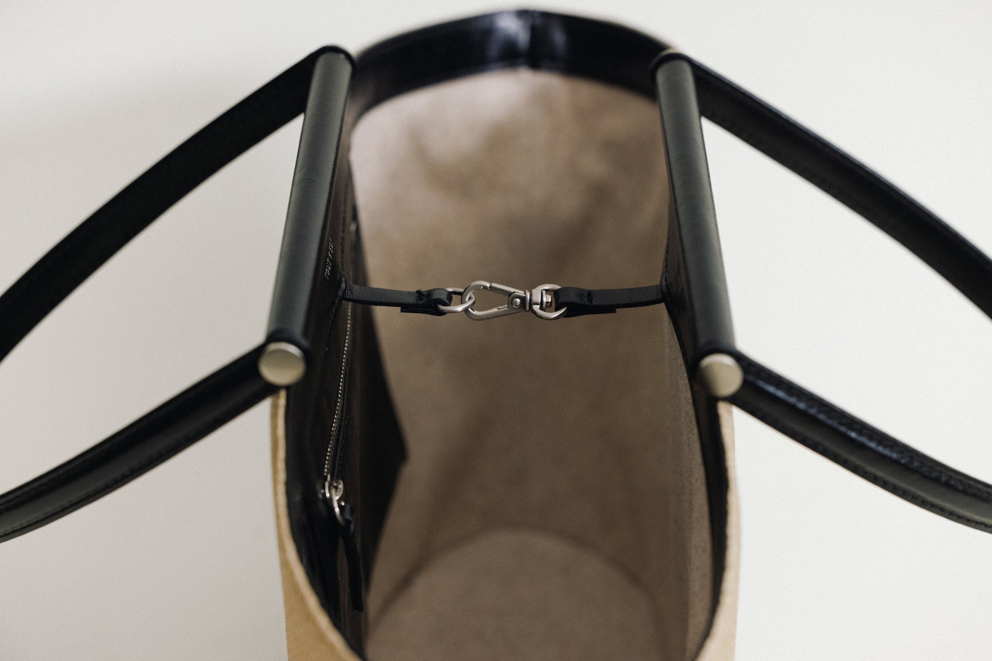 SAC ÉTIRÉ RATTAN SMALL IVORY