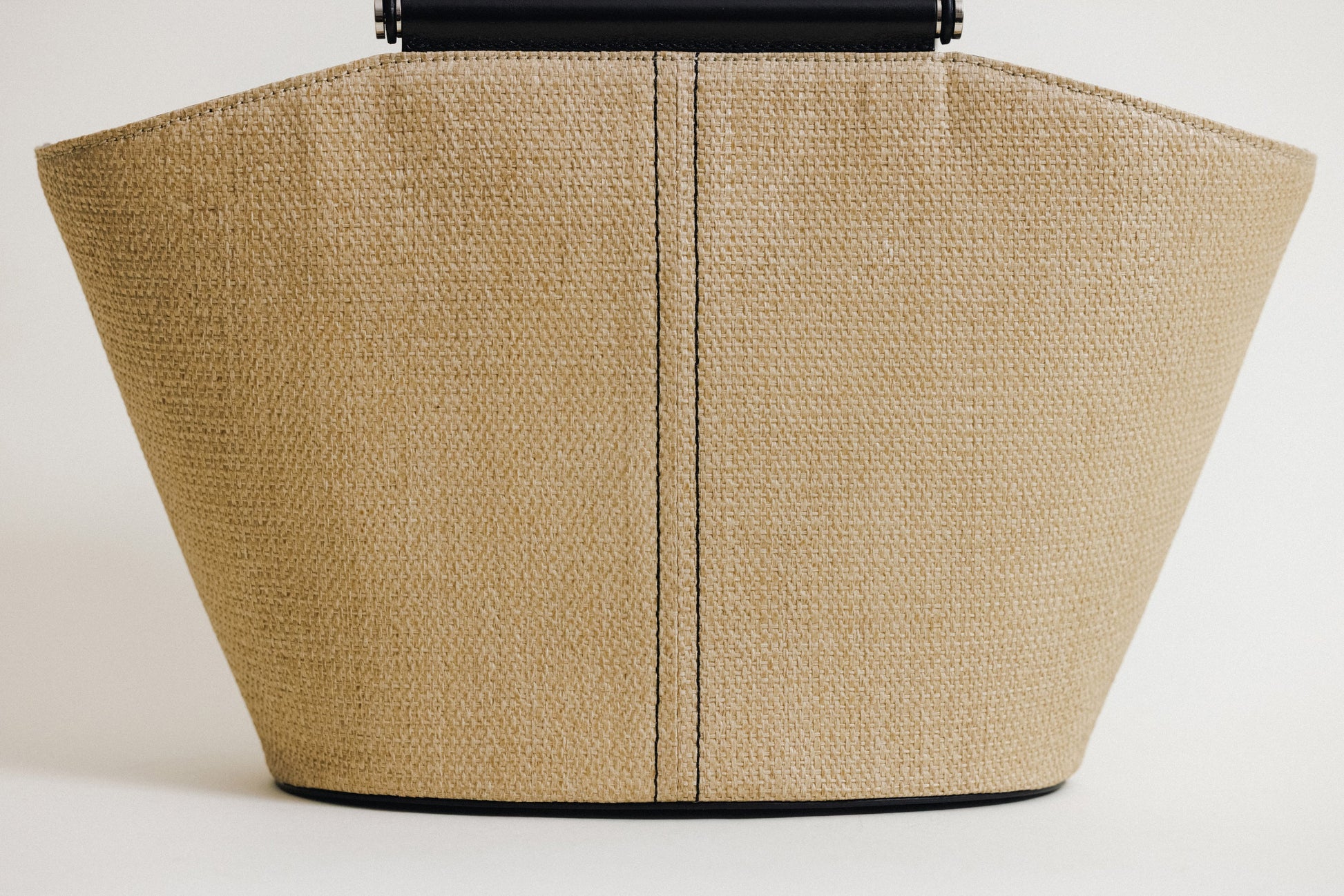 SAC ÉTIRÉ RATTAN SMALL IVORY
