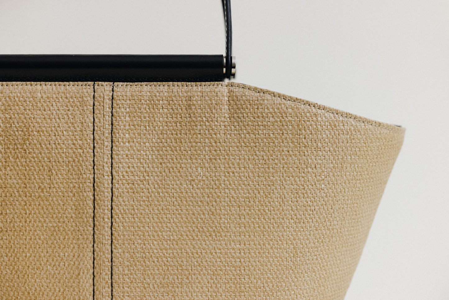 SAC ÉTIRÉ RATTAN SMALL IVORY