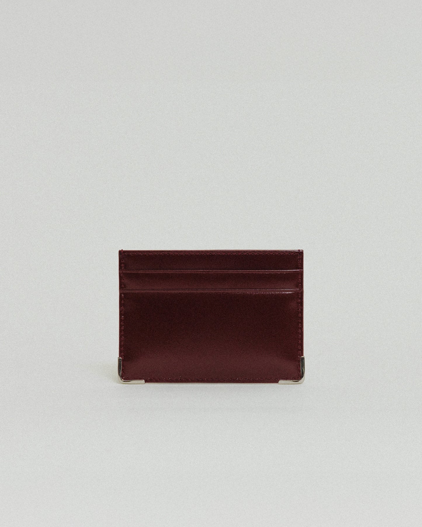 PORTE CARTES ANGLES BURGUNDY