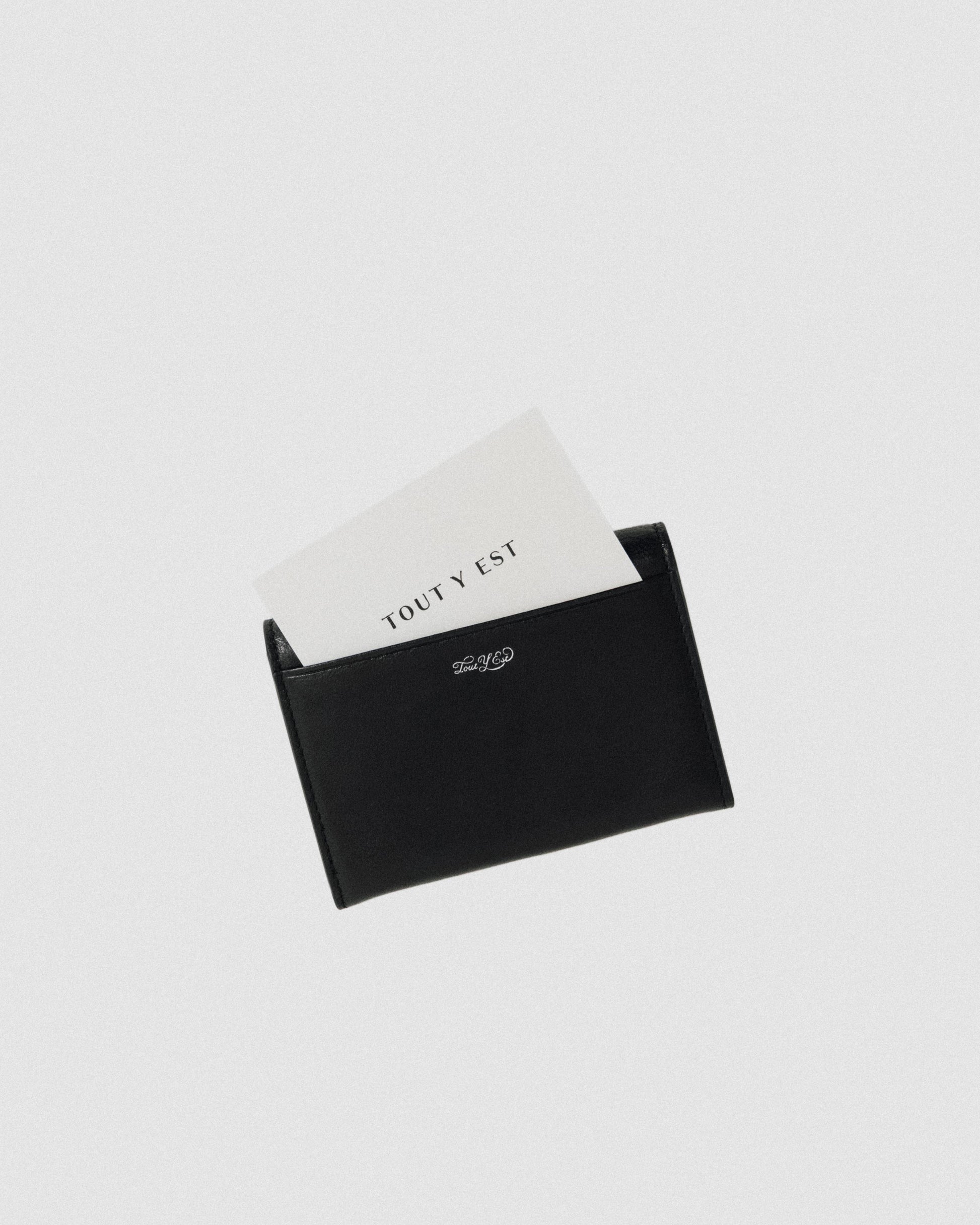 PORTEFEUILLE ANGLES BLACK