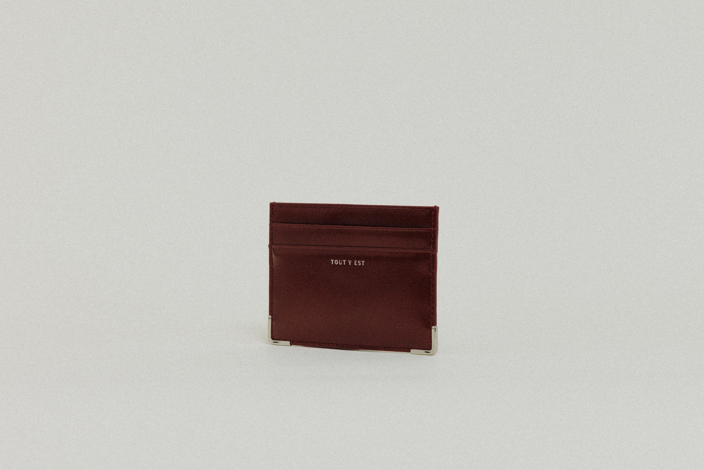 PORTE CARTES ANGLES BURGUNDY