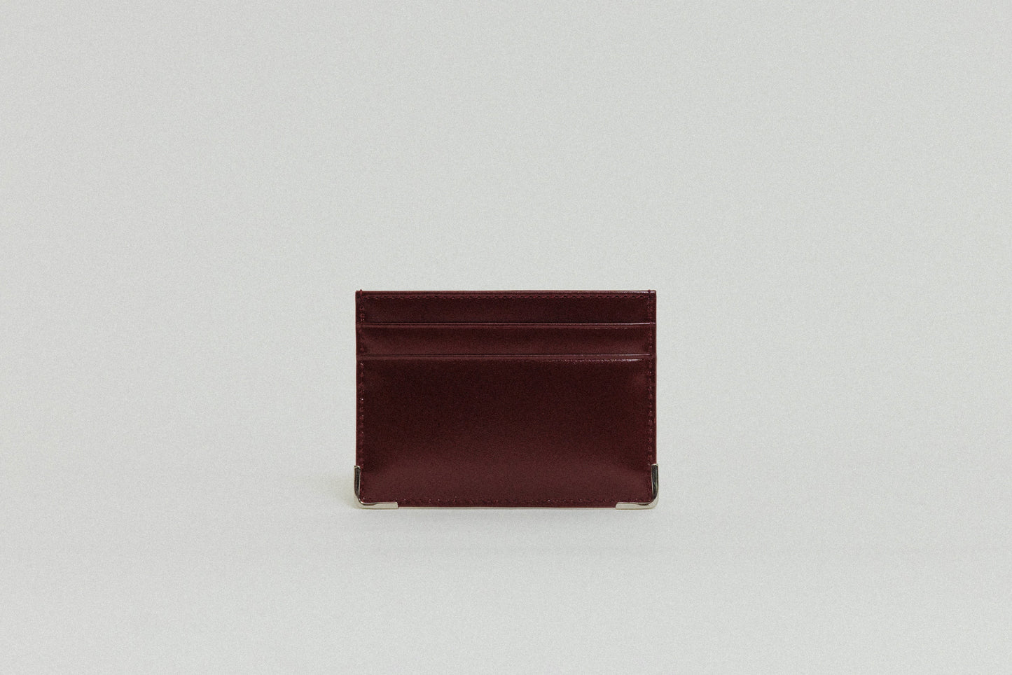 PORTE CARTES ANGLES BURGUNDY