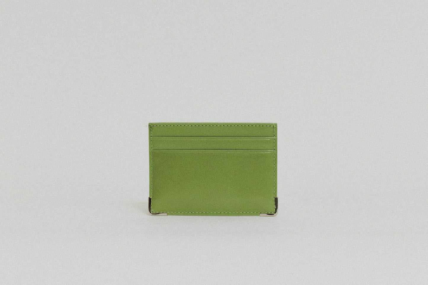 PORTE CARTES ANGLES OLIVE