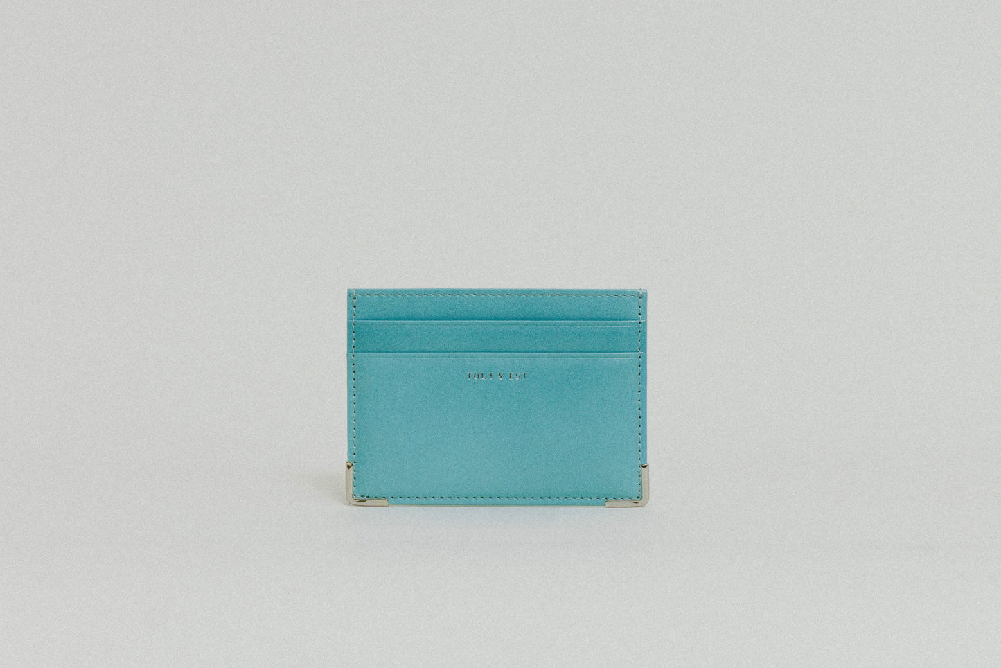 PORTE CARTES ANGLES TURQUOISE