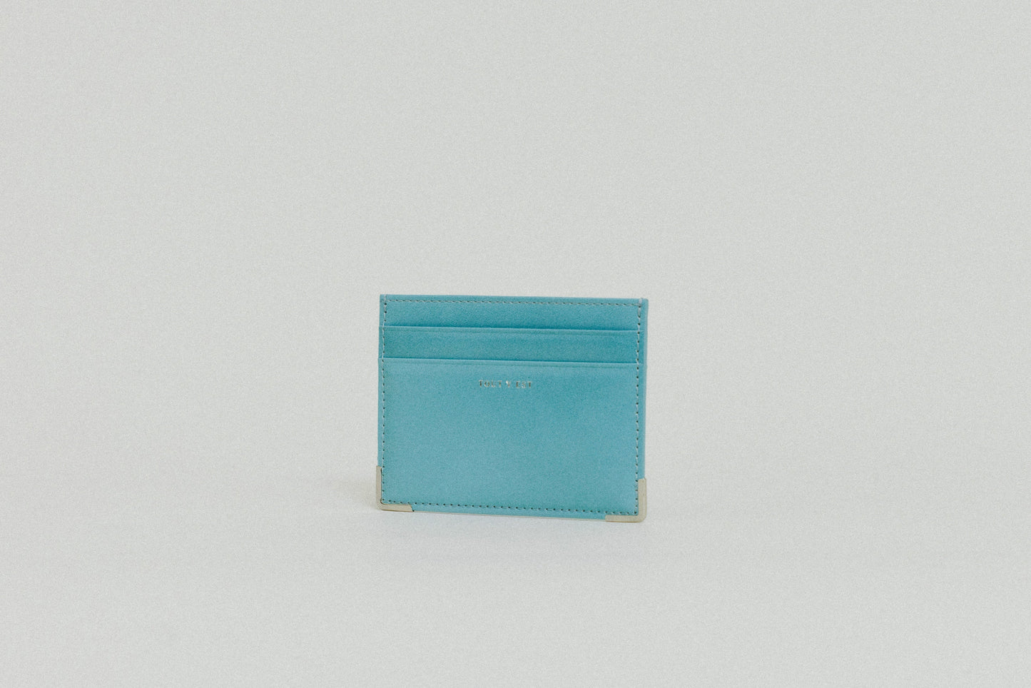 PORTE CARTES ANGLES TURQUOISE