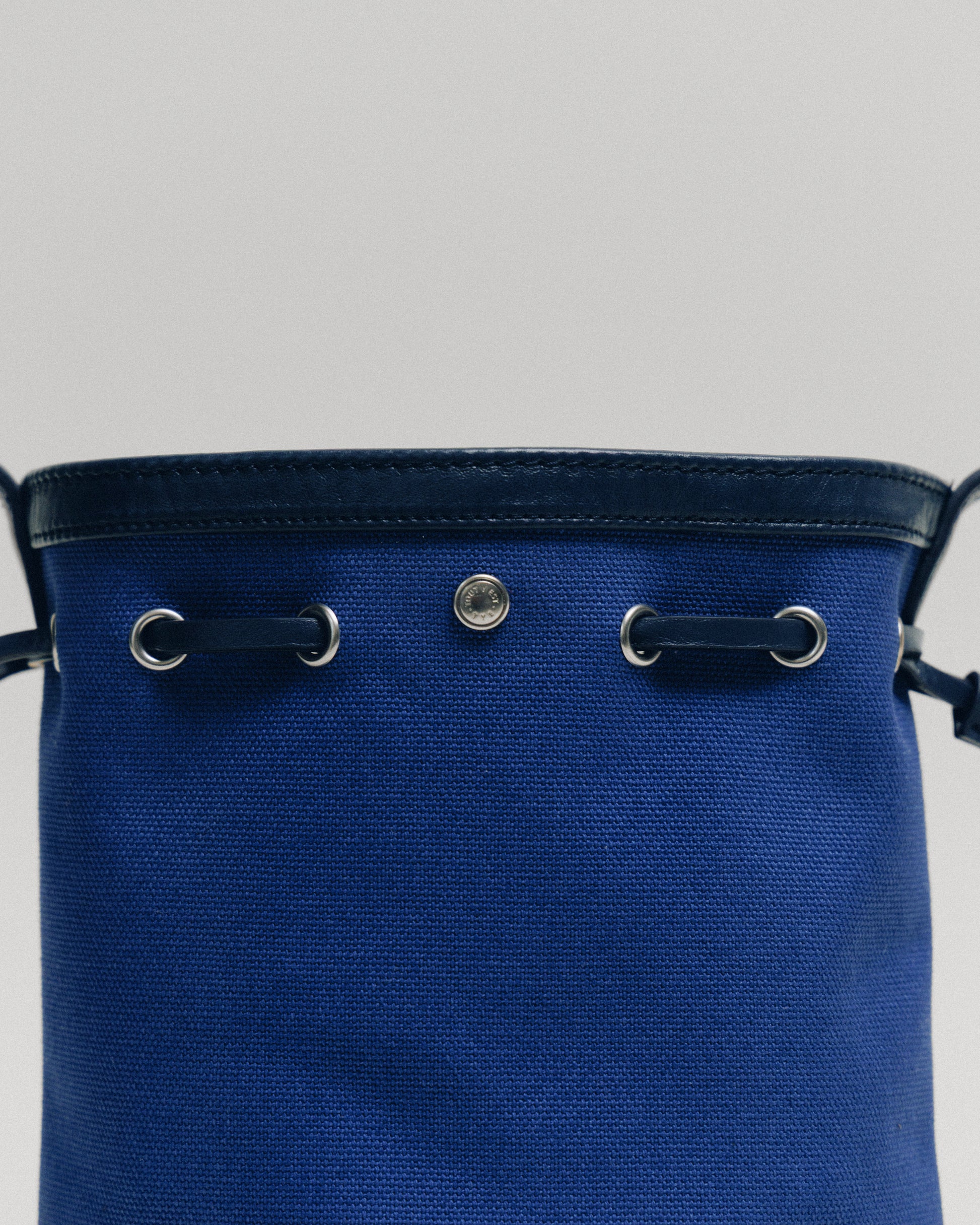 SAC COQUILLE BUCKET MINI BLUE