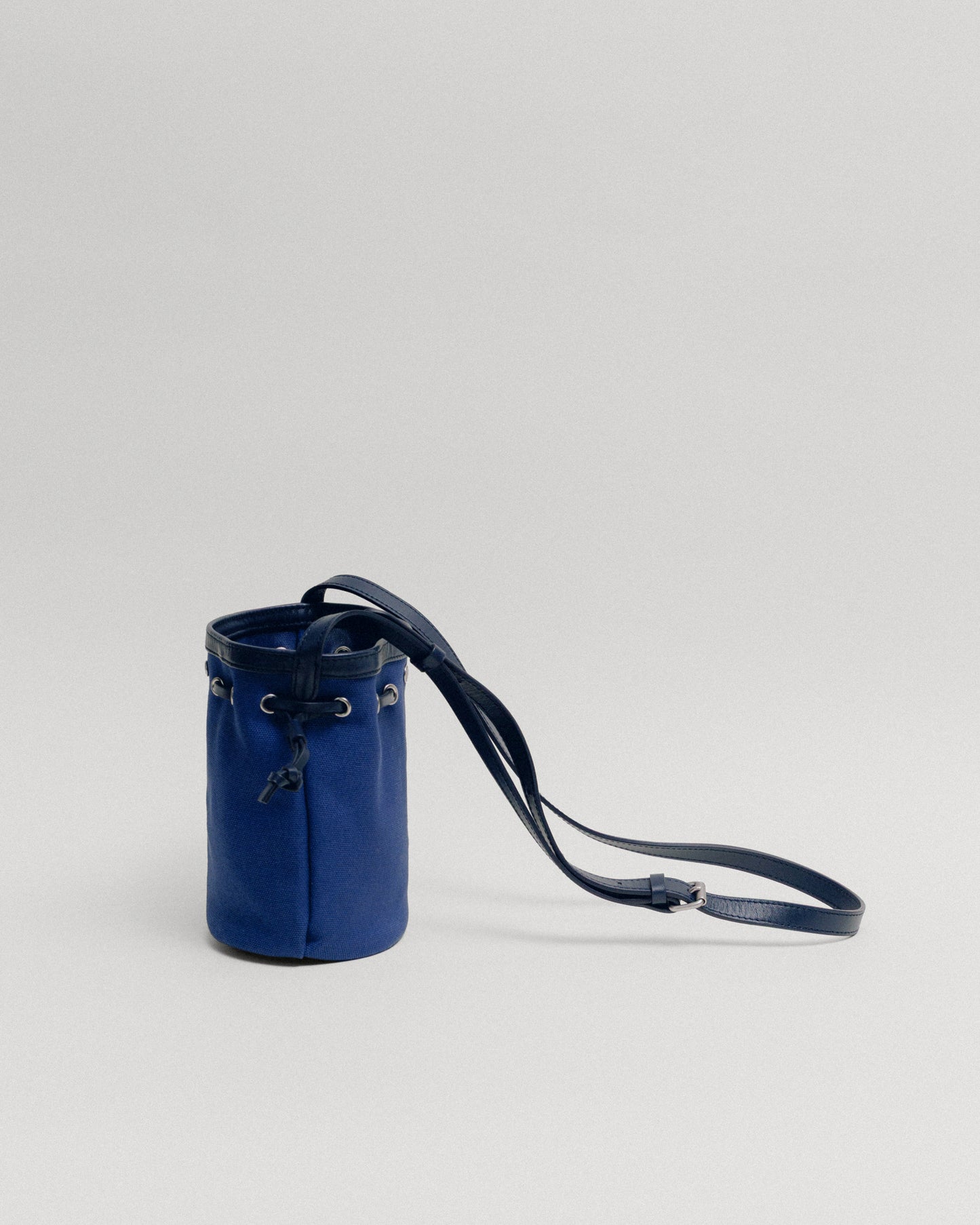 SAC COQUILLE BUCKET MINI BLUE