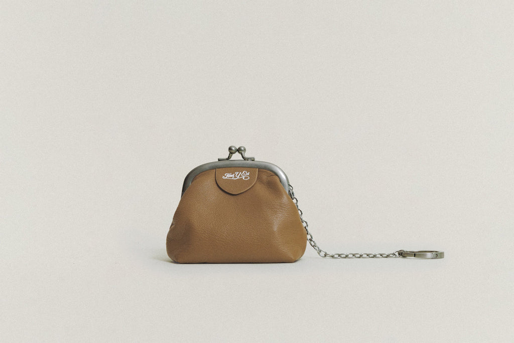 PORTE MONNAIE CLIQUET CAMEL