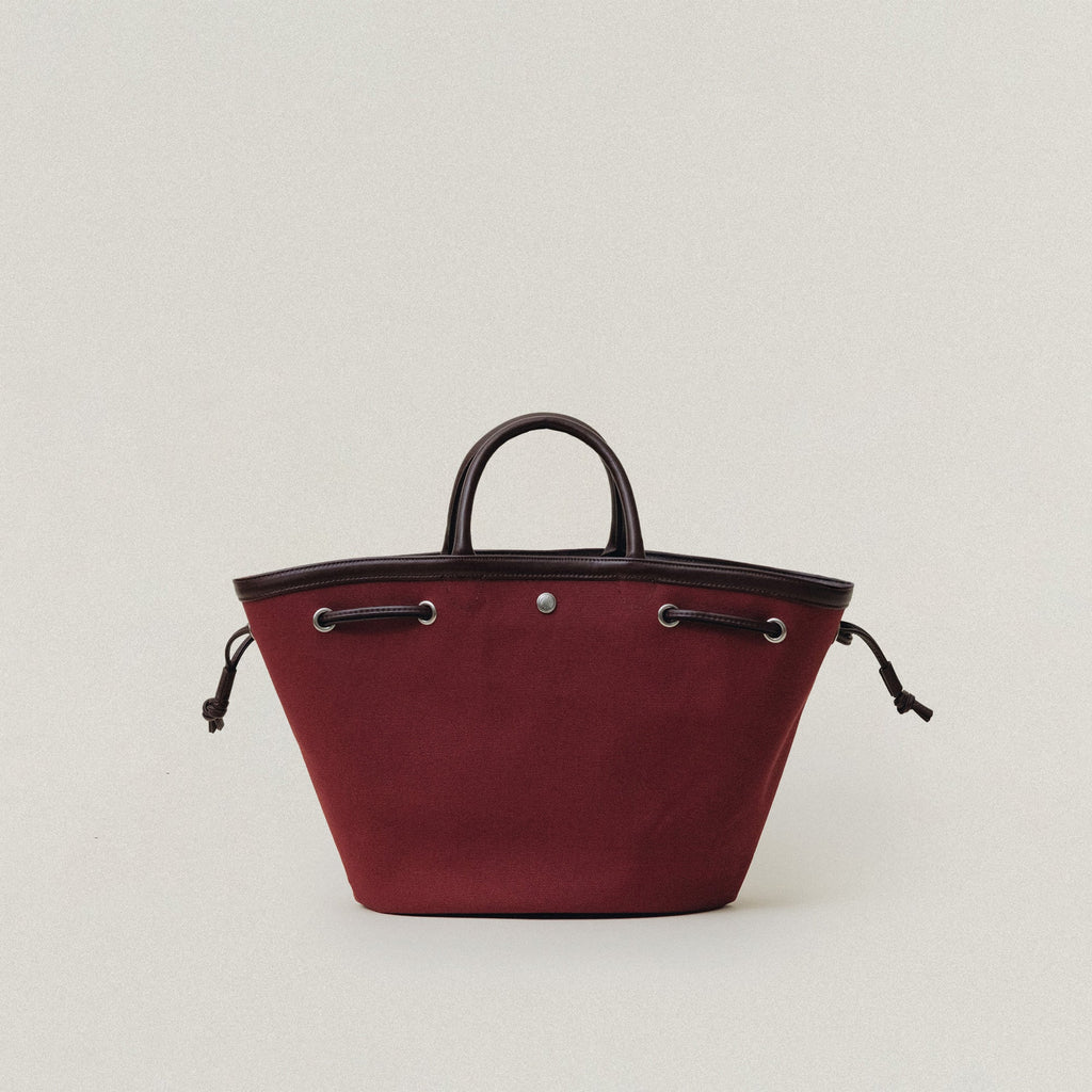 SAC COQUILLE SMALL BURGUNDY