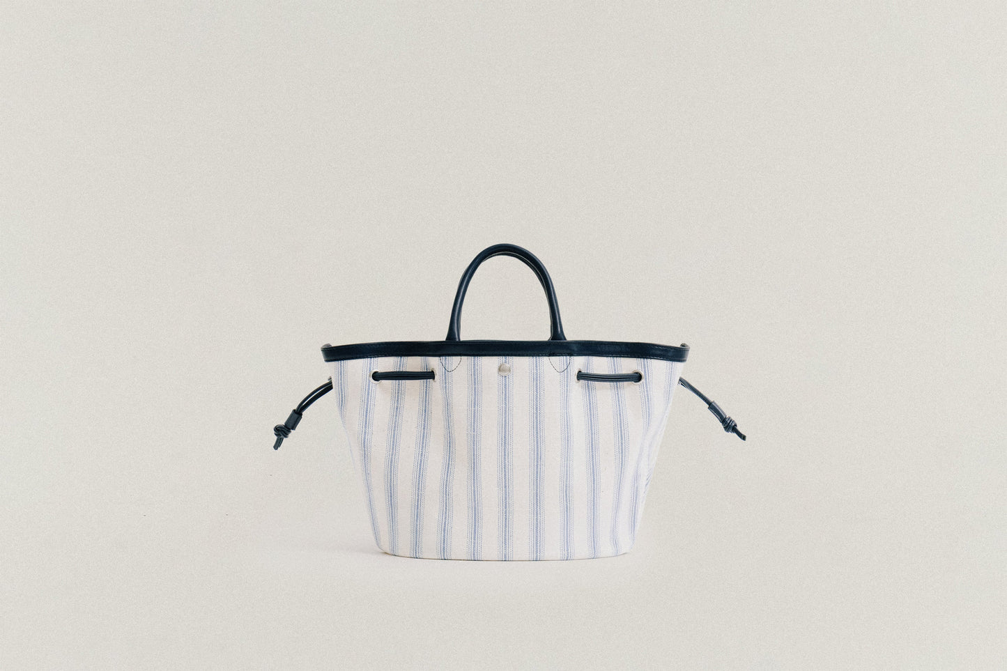 SAC COQUILLE SMALL BLUE STRIPE