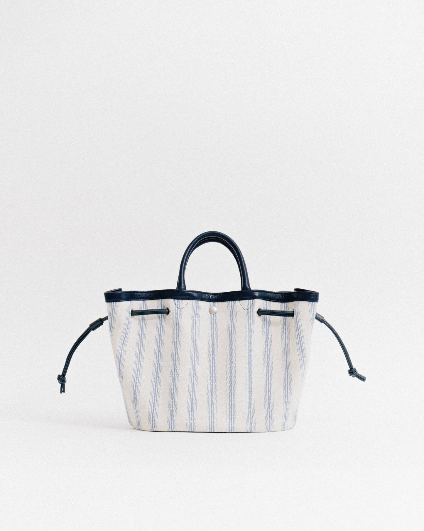 SAC COQUILLE SMALL BLUE STRIPE