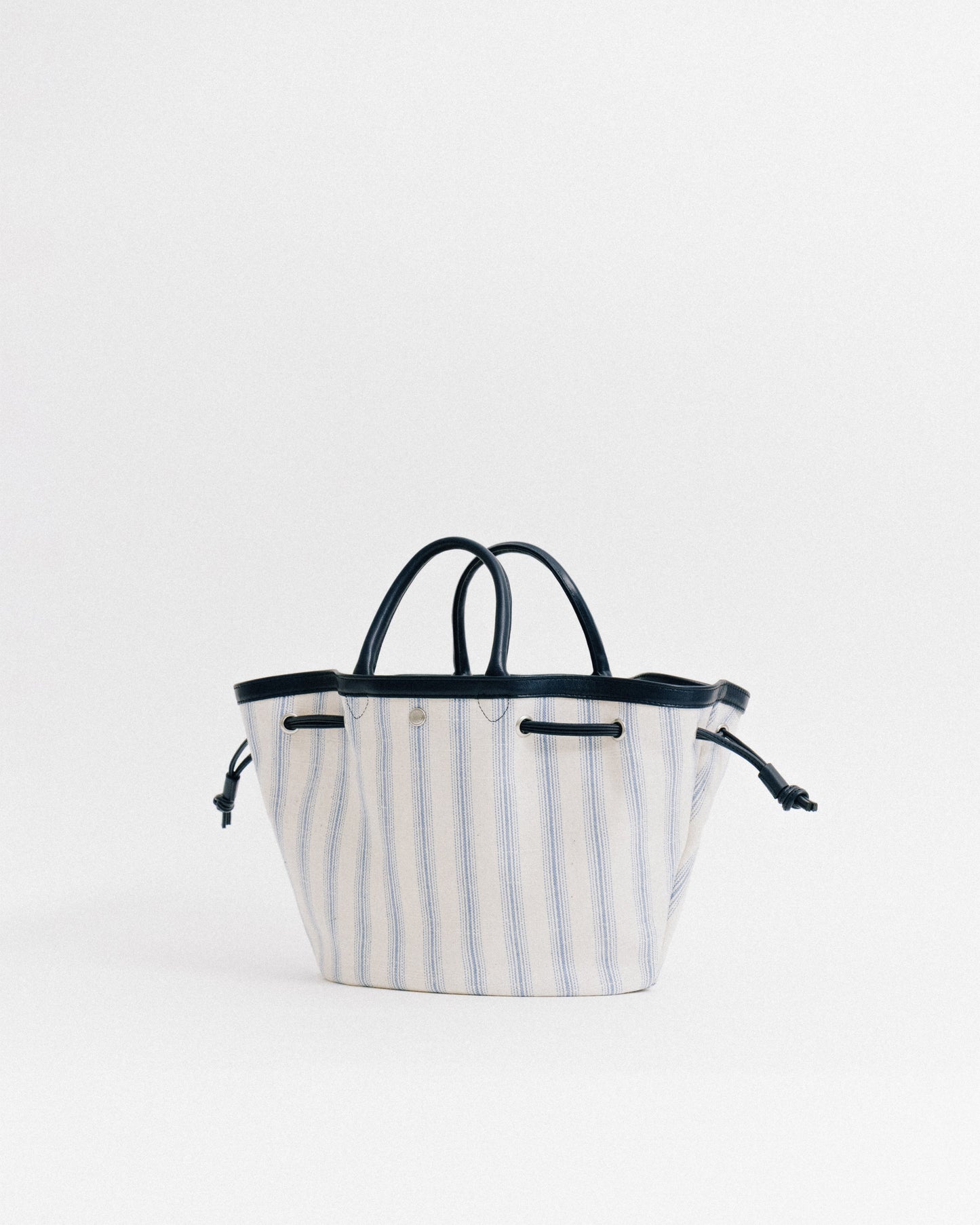 SAC COQUILLE SMALL BLUE STRIPE