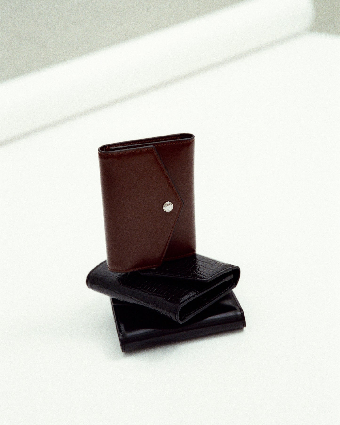 PORTEFEUILLE SNAP BROWN