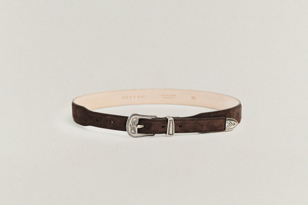 CEINTURE GRAVÉE BROWN