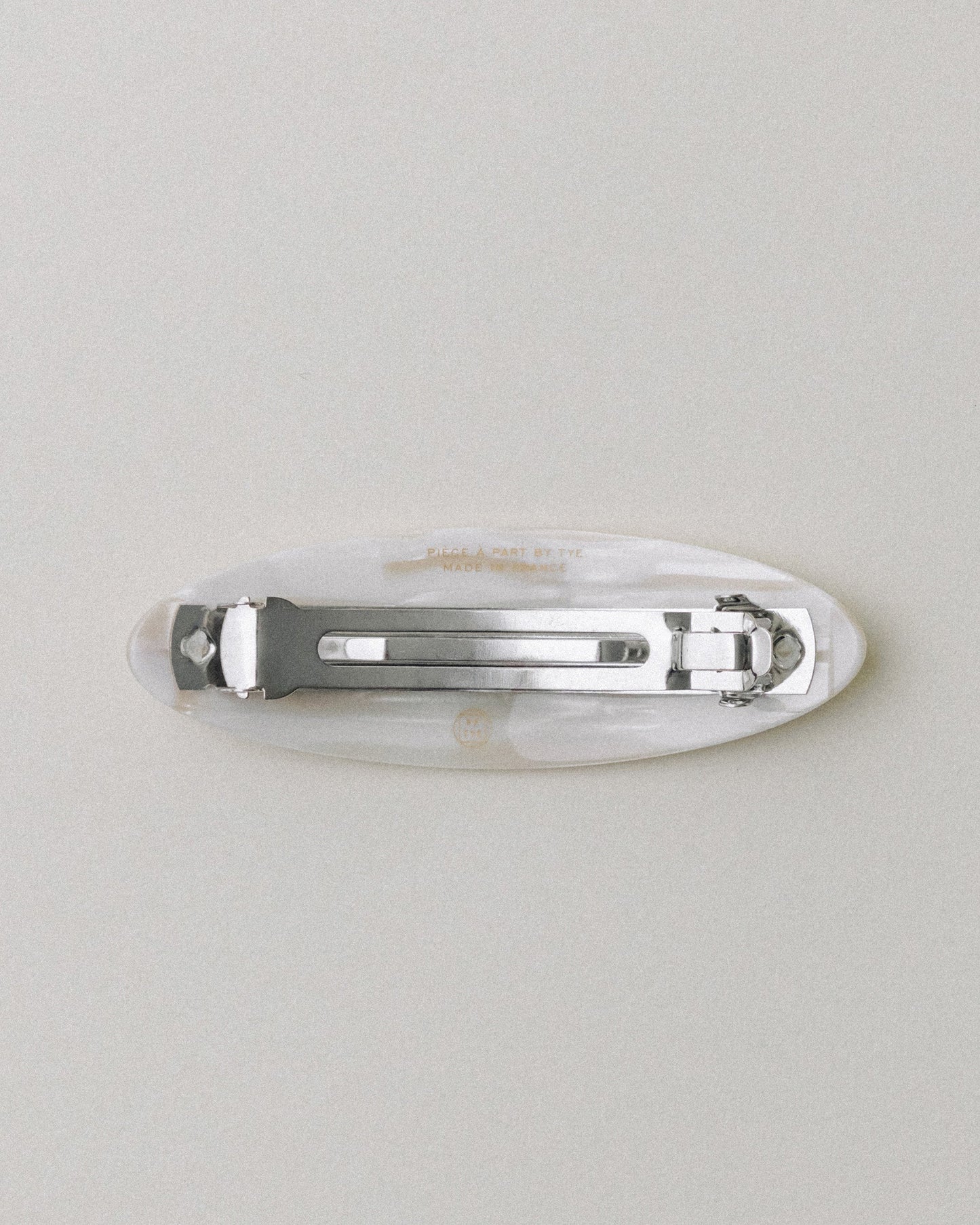 BARRETTE OVALE IVORY