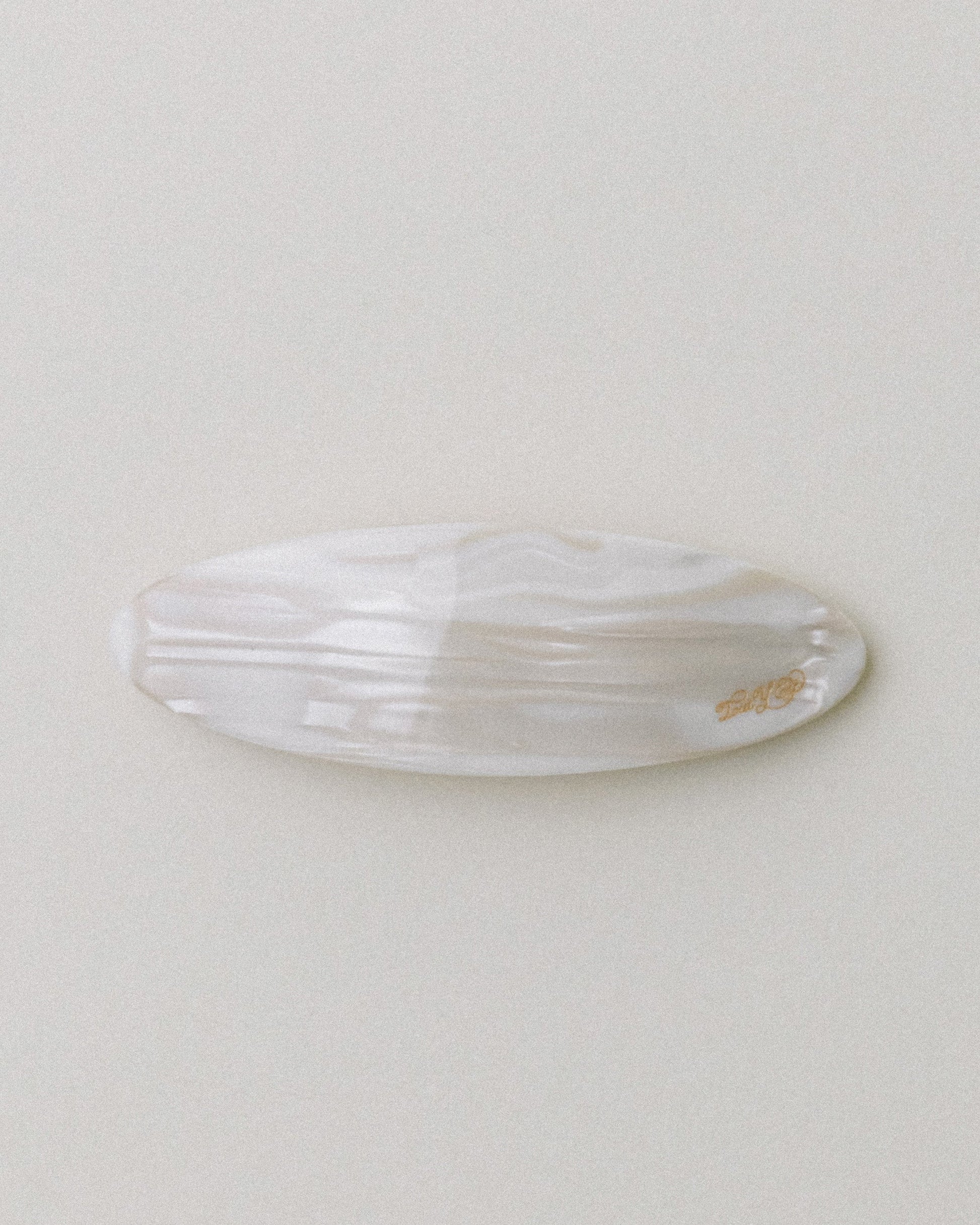 BARRETTE OVALE IVORY