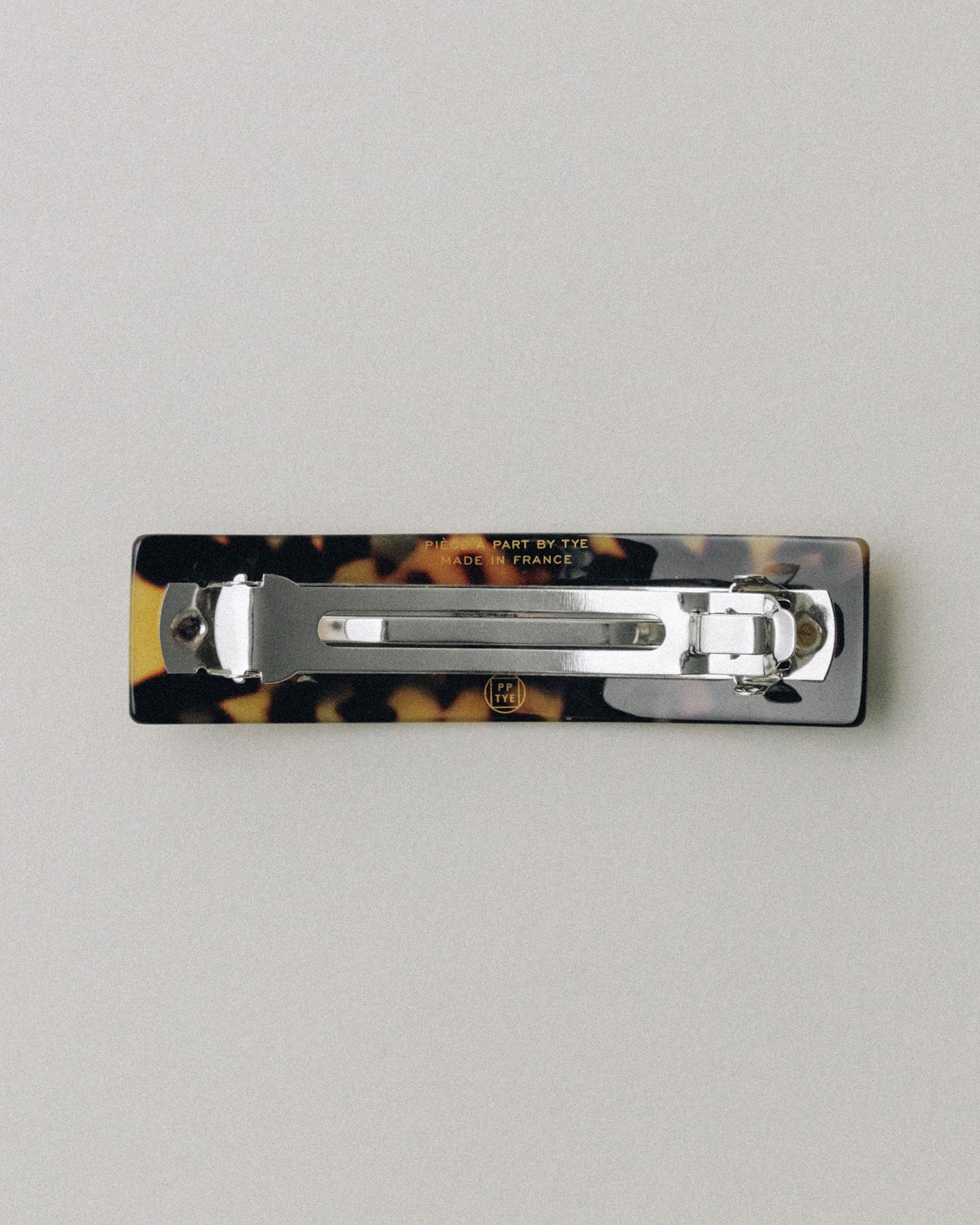 BARRETTE CARRÉE LARGE LEOPARD