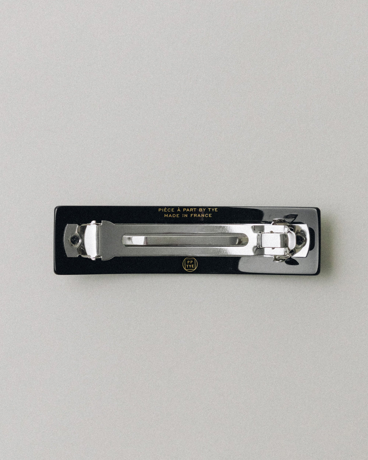 BARRETTE CARRÉE LARGE BLACK