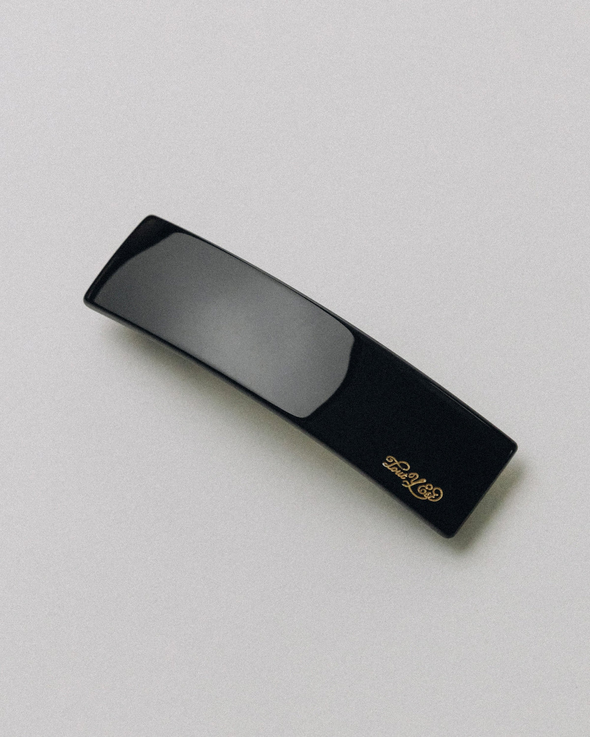 BARRETTE CARRÉE LARGE BLACK