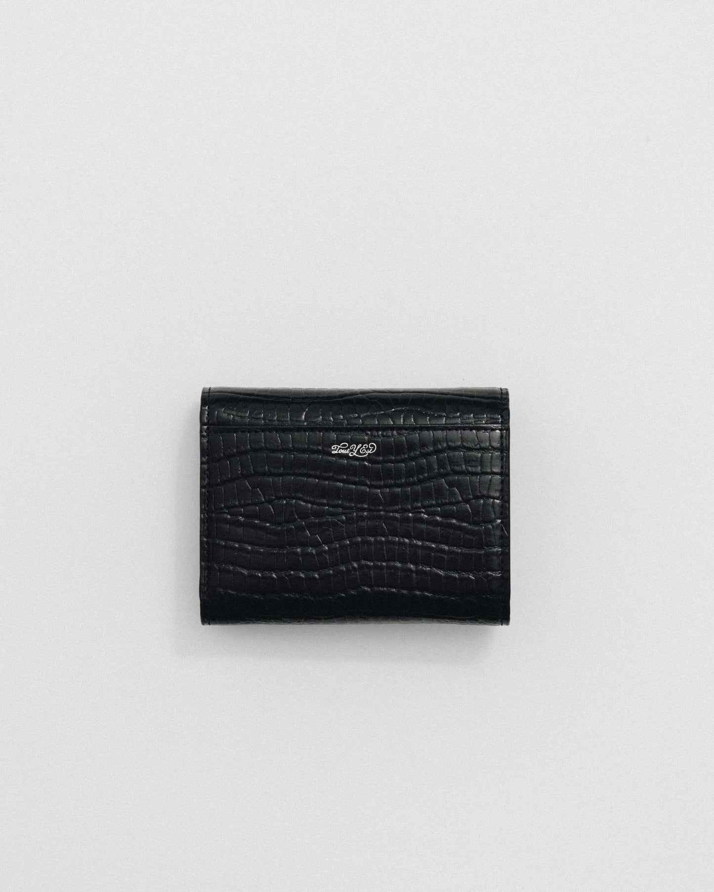 PORTEFEUILLE LOQUET CROCO BLACK