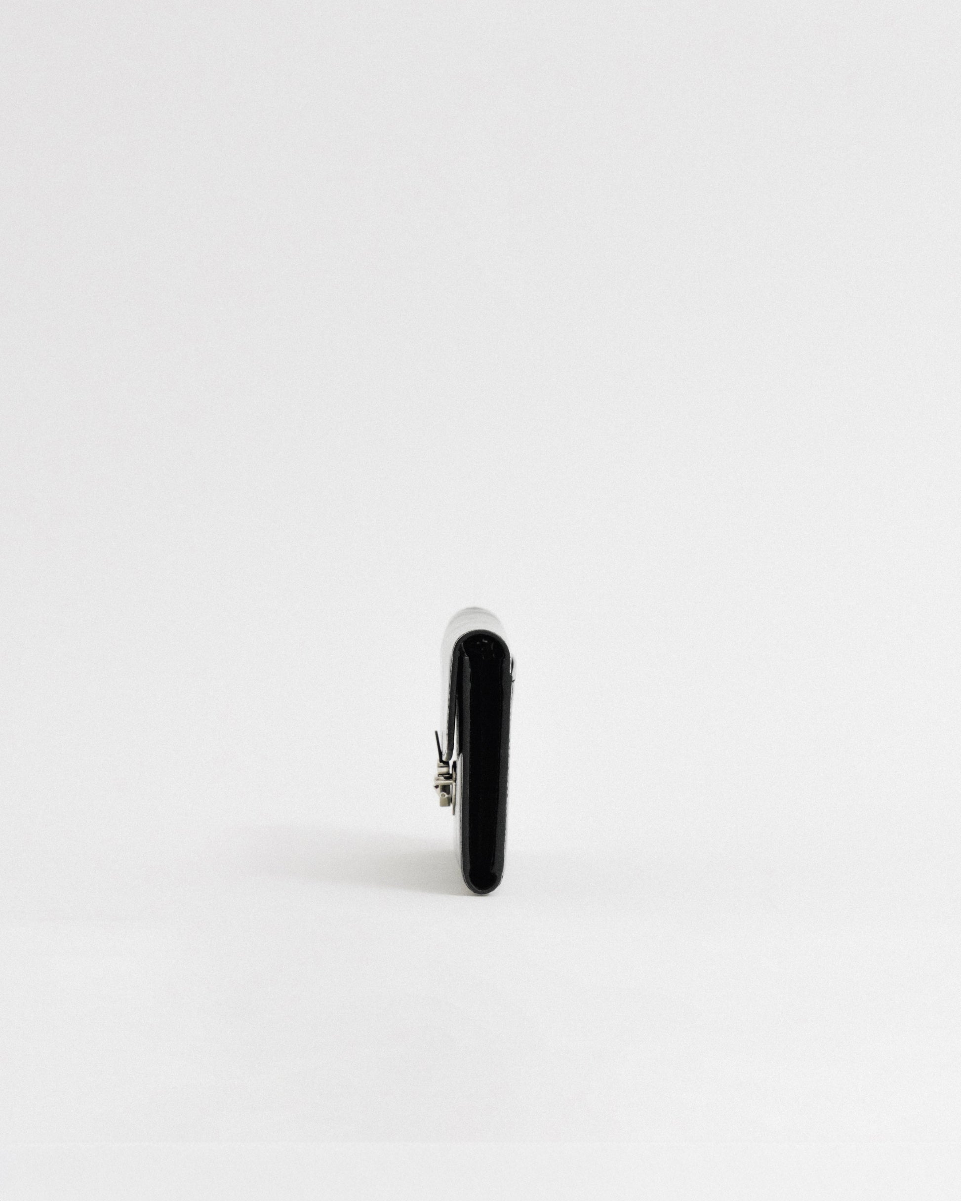 PORTE CARTES LOQUET ÉPAULE BLACK