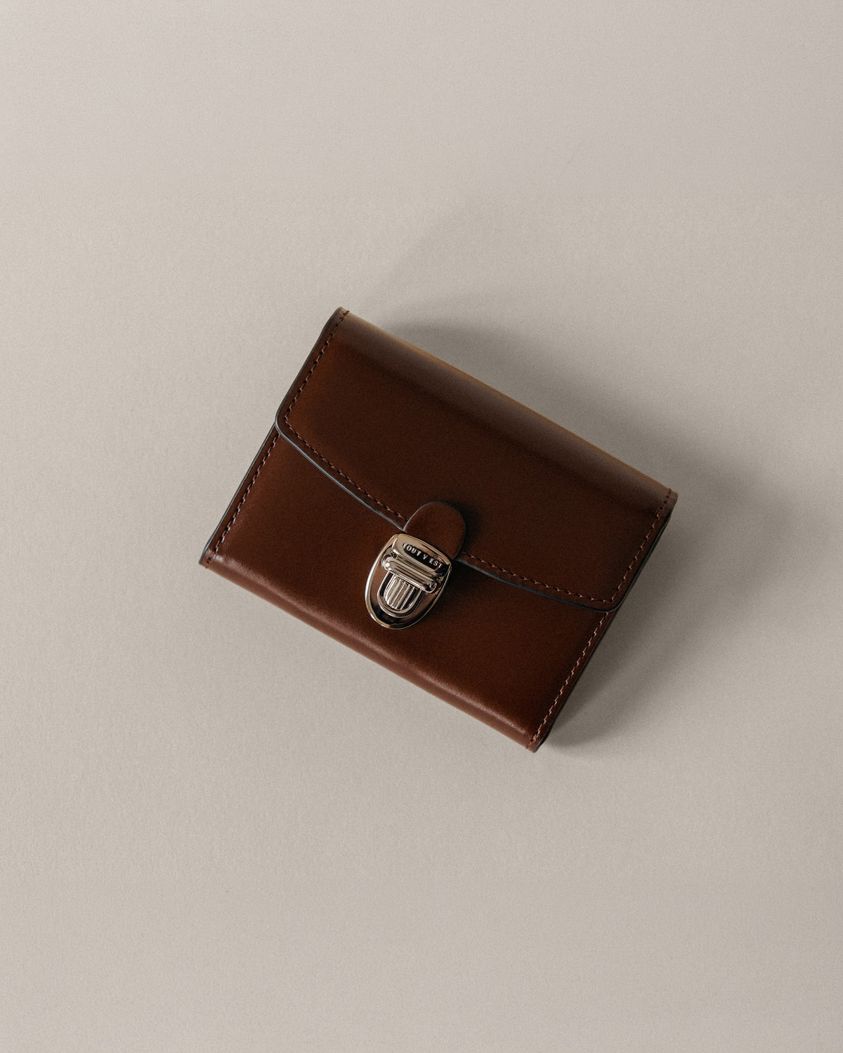 PORTE CARTES LOQUET BROWN