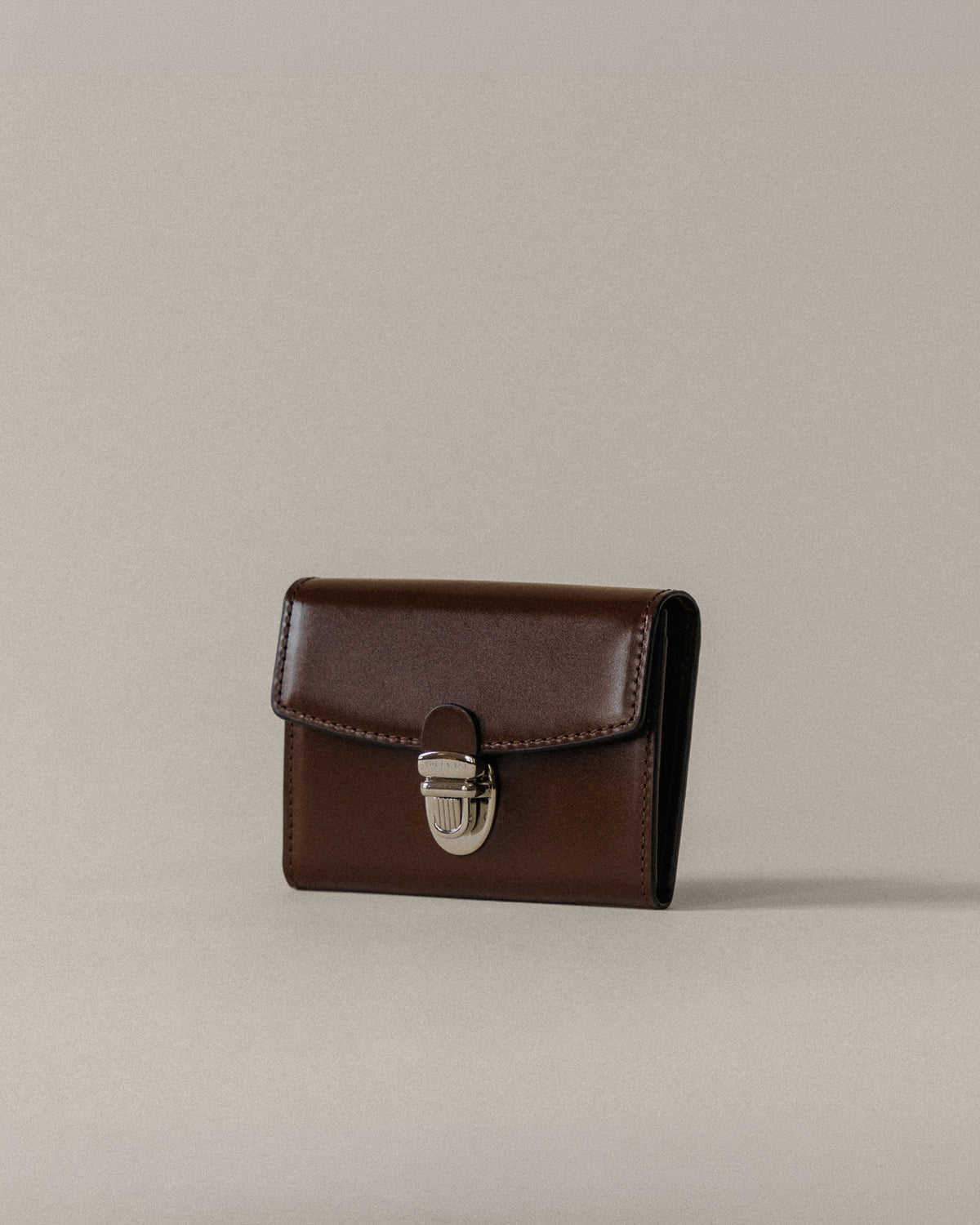 PORTE CARTES LOQUET BROWN
