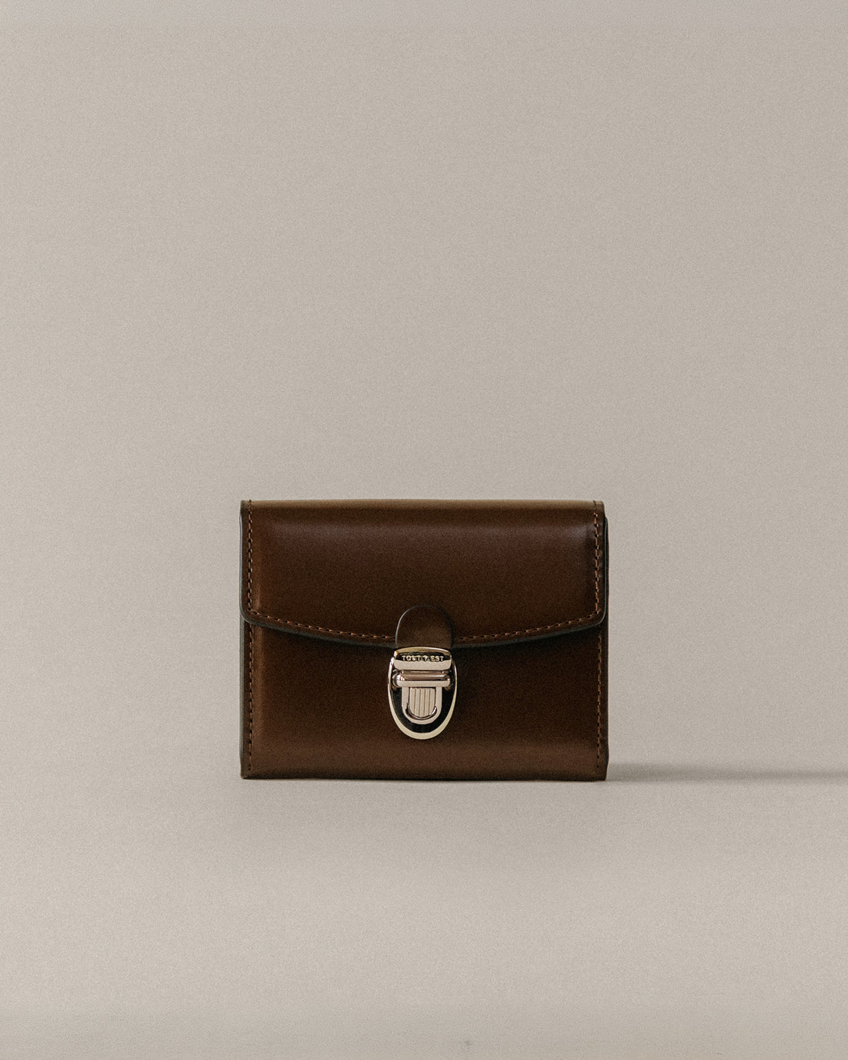 PORTE CARTES LOQUET BROWN