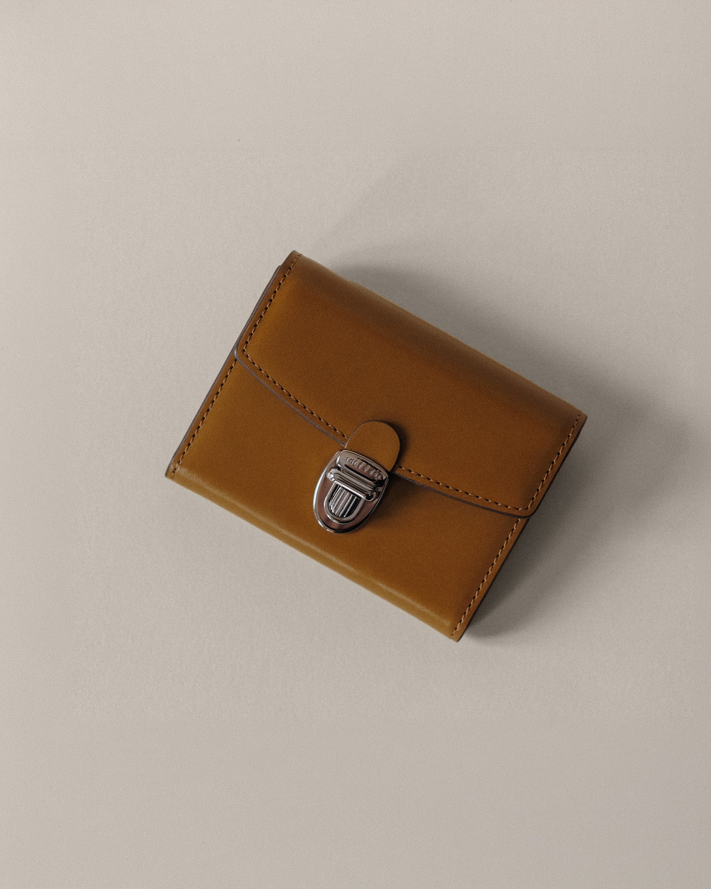 PORTE CARTES LOQUET CARAMEL