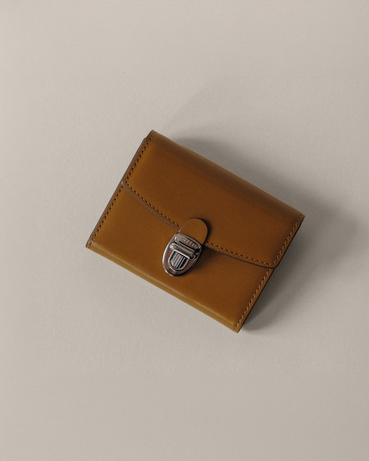 PORTE CARTES LOQUET CARAMEL