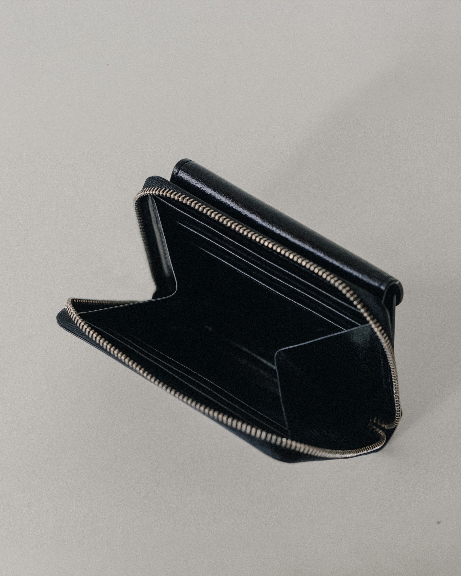 PORTE CARTES LOQUET ZIPPÉ BLACK