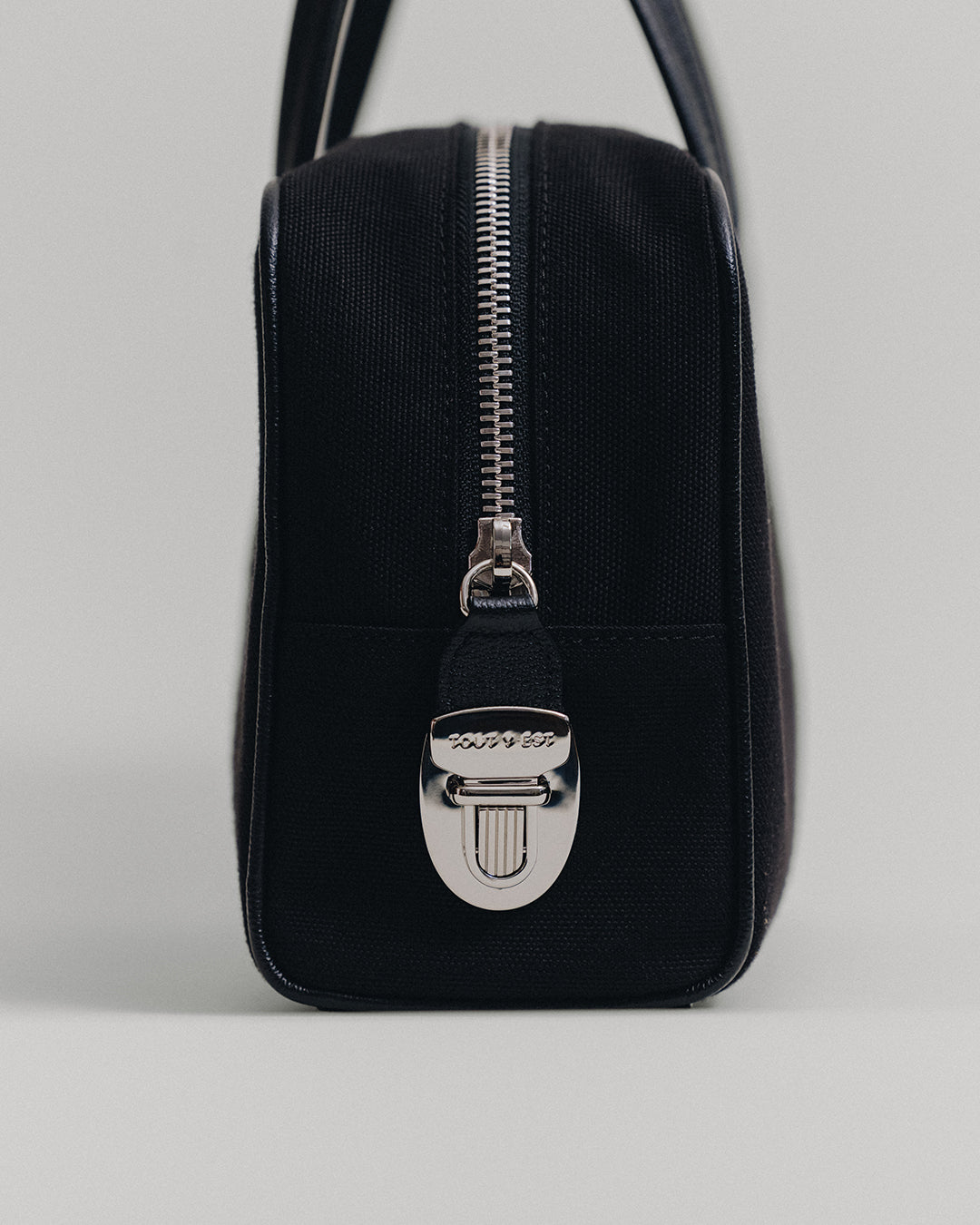 SAC LOQUET TOILE SMALL BLACK