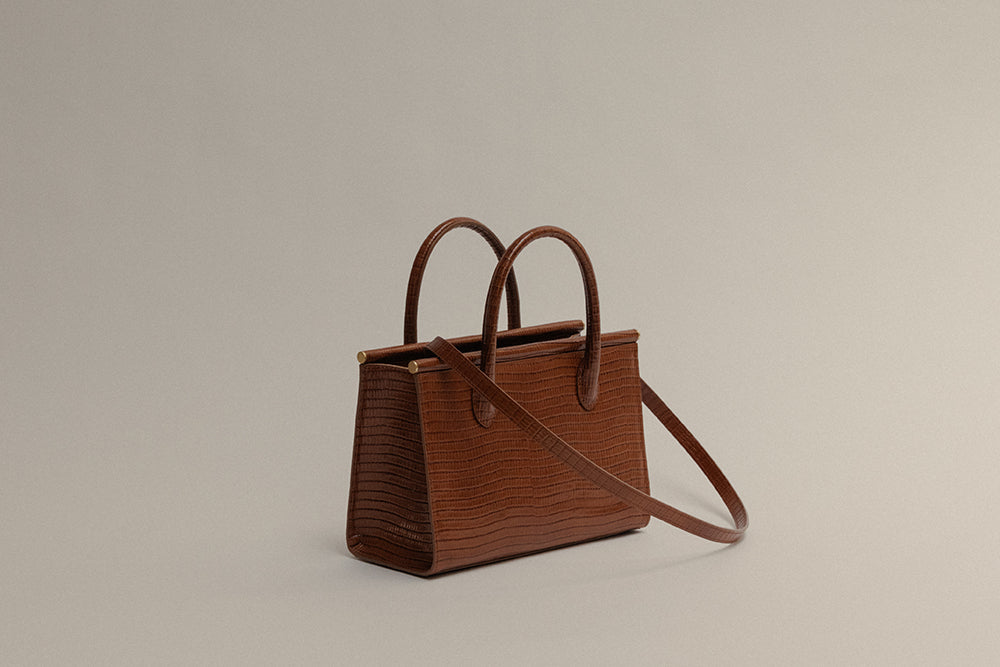 SAC PARALLÈLE MINI LIZARD BROWN