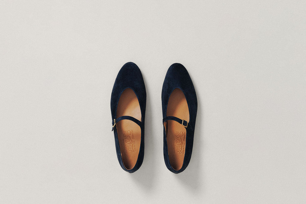 MARY JANE MONA SUEDE NAVY