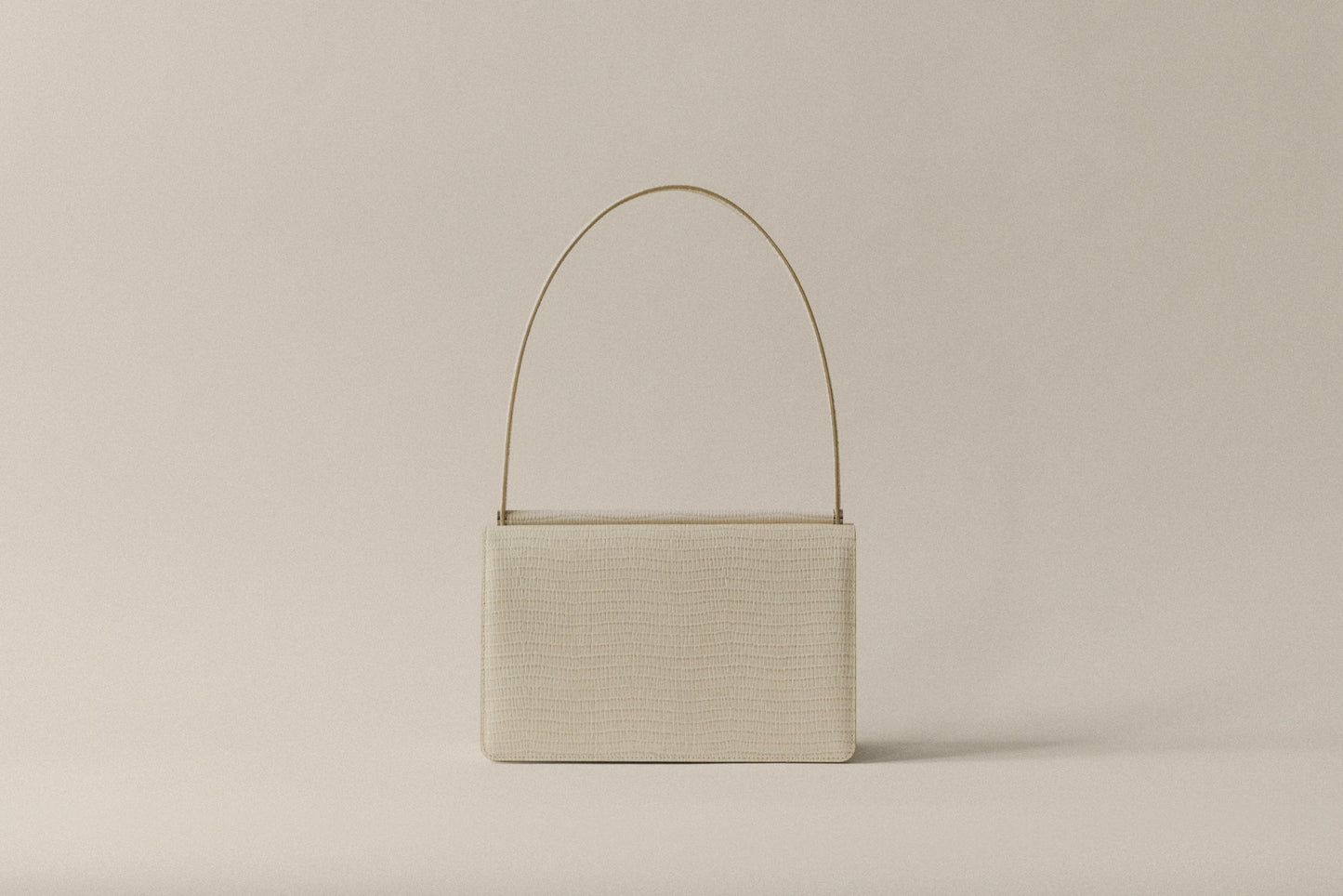 SAC PAUMELLE LIZARD WHITE