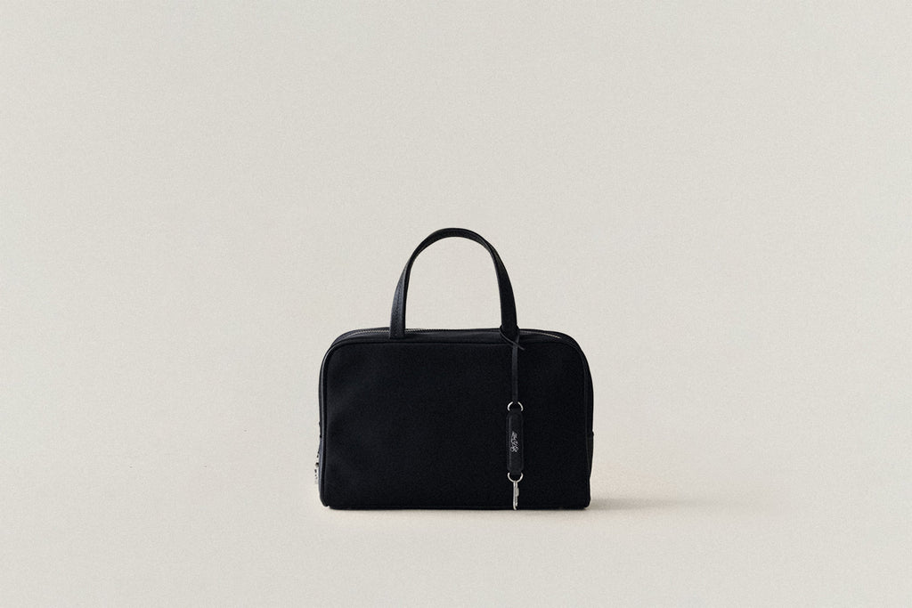 SAC LOQUET TOILE SMALL BLACK