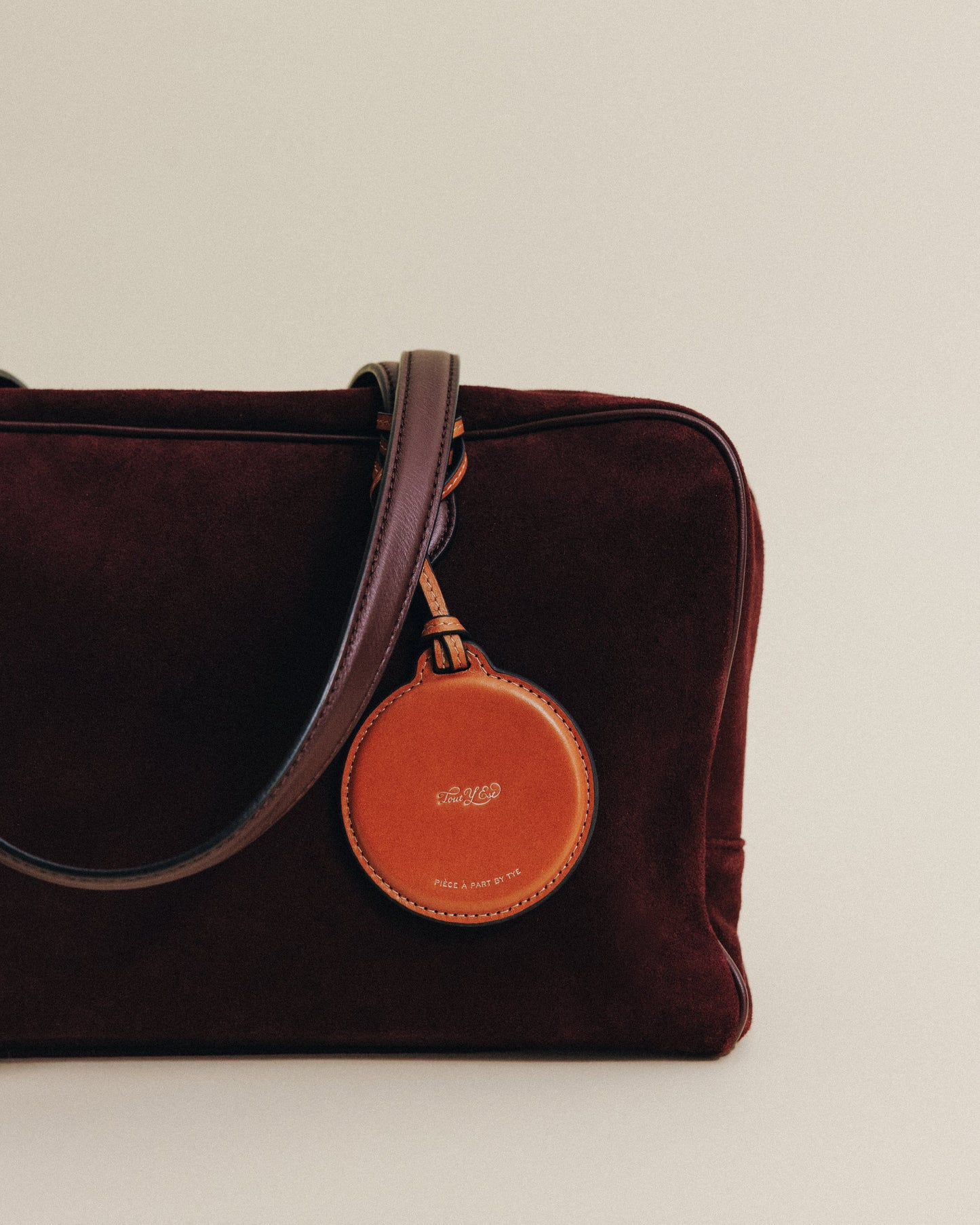 MIROIR PENDENTIF TAN