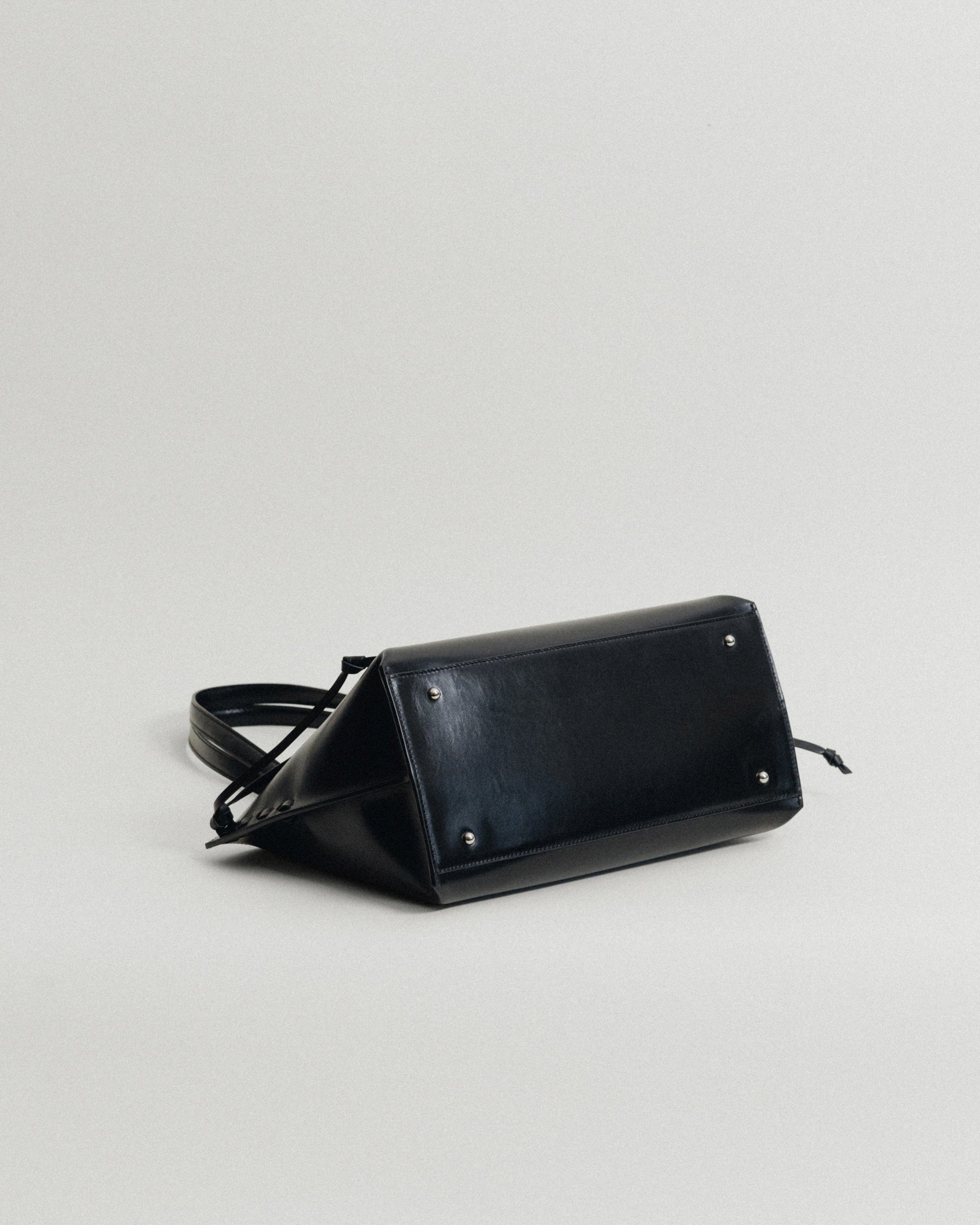 SAC TRESSÉ SMALL BLACK