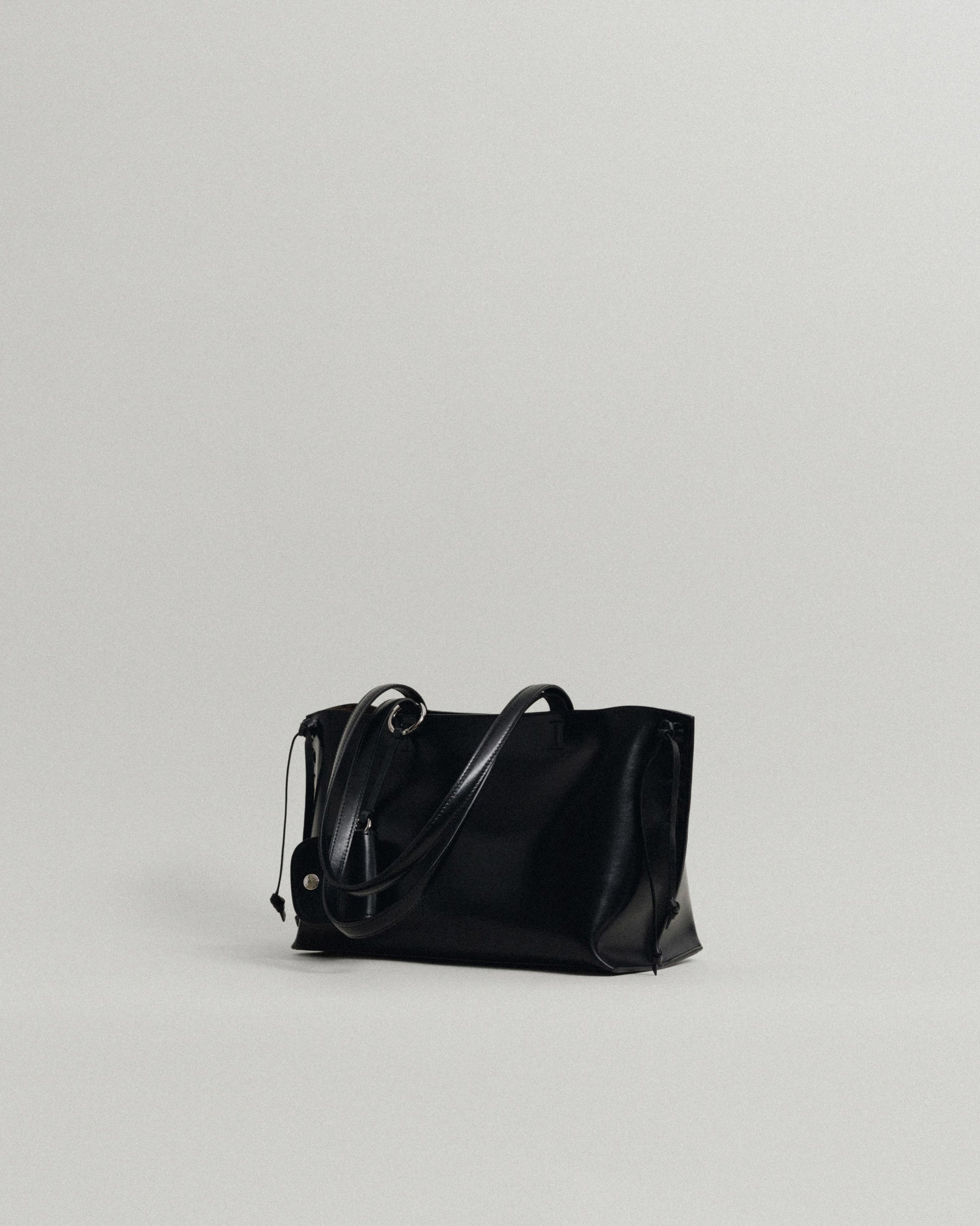 SAC TRESSÉ SMALL BLACK