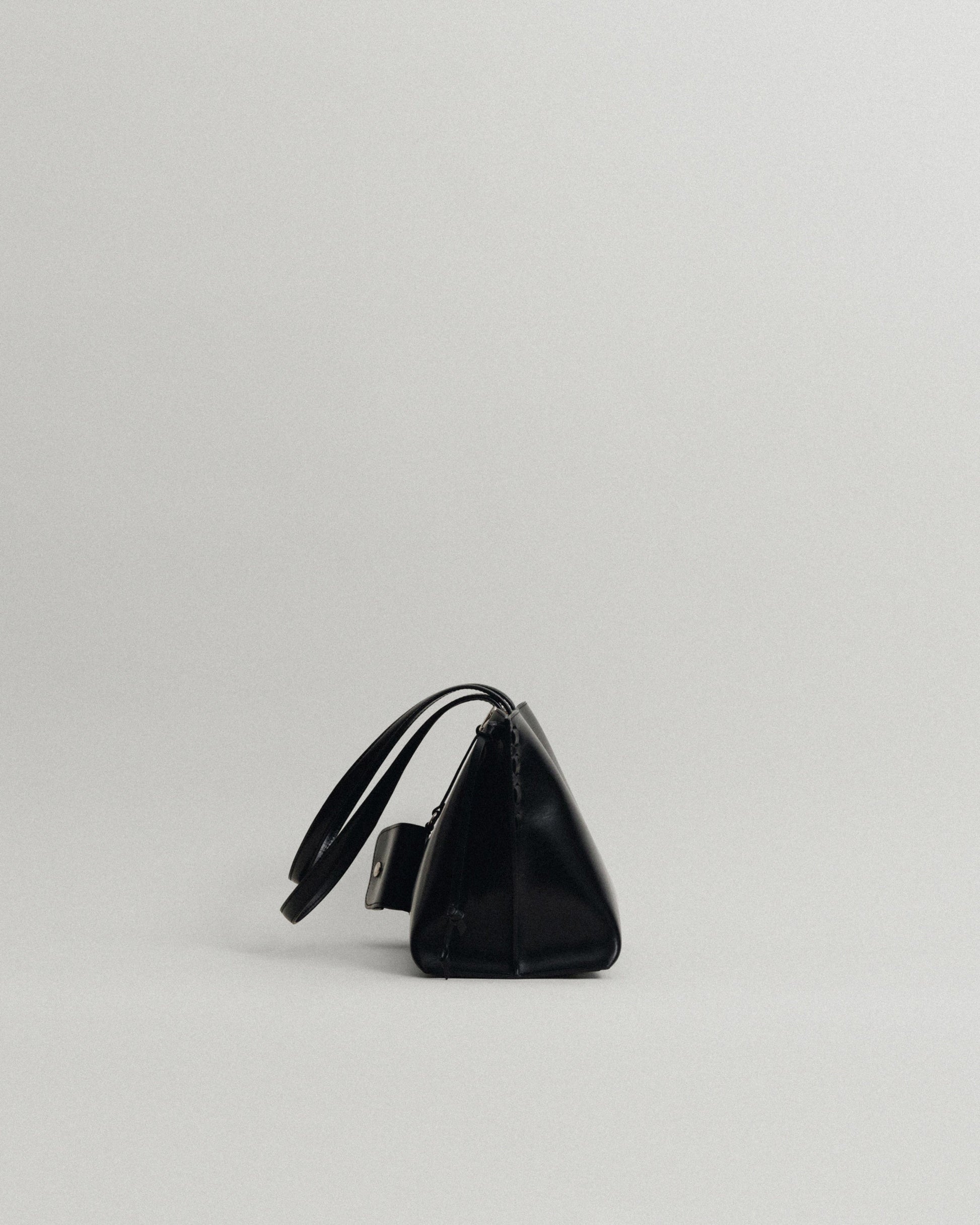 SAC TRESSÉ SMALL BLACK