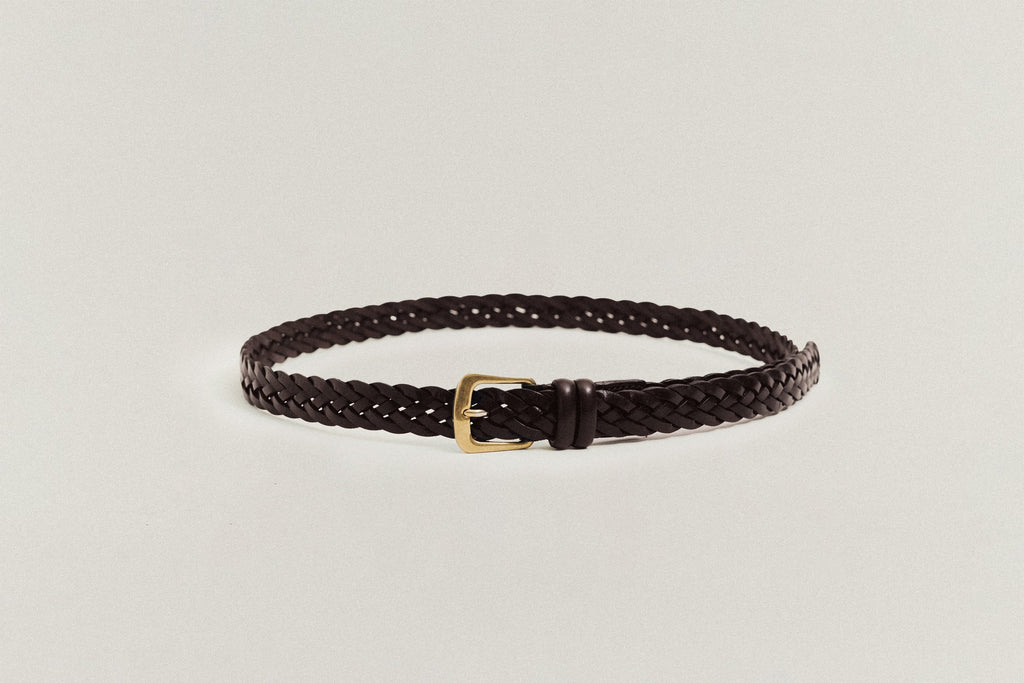 CEINTURE TRESSÉE BROWN