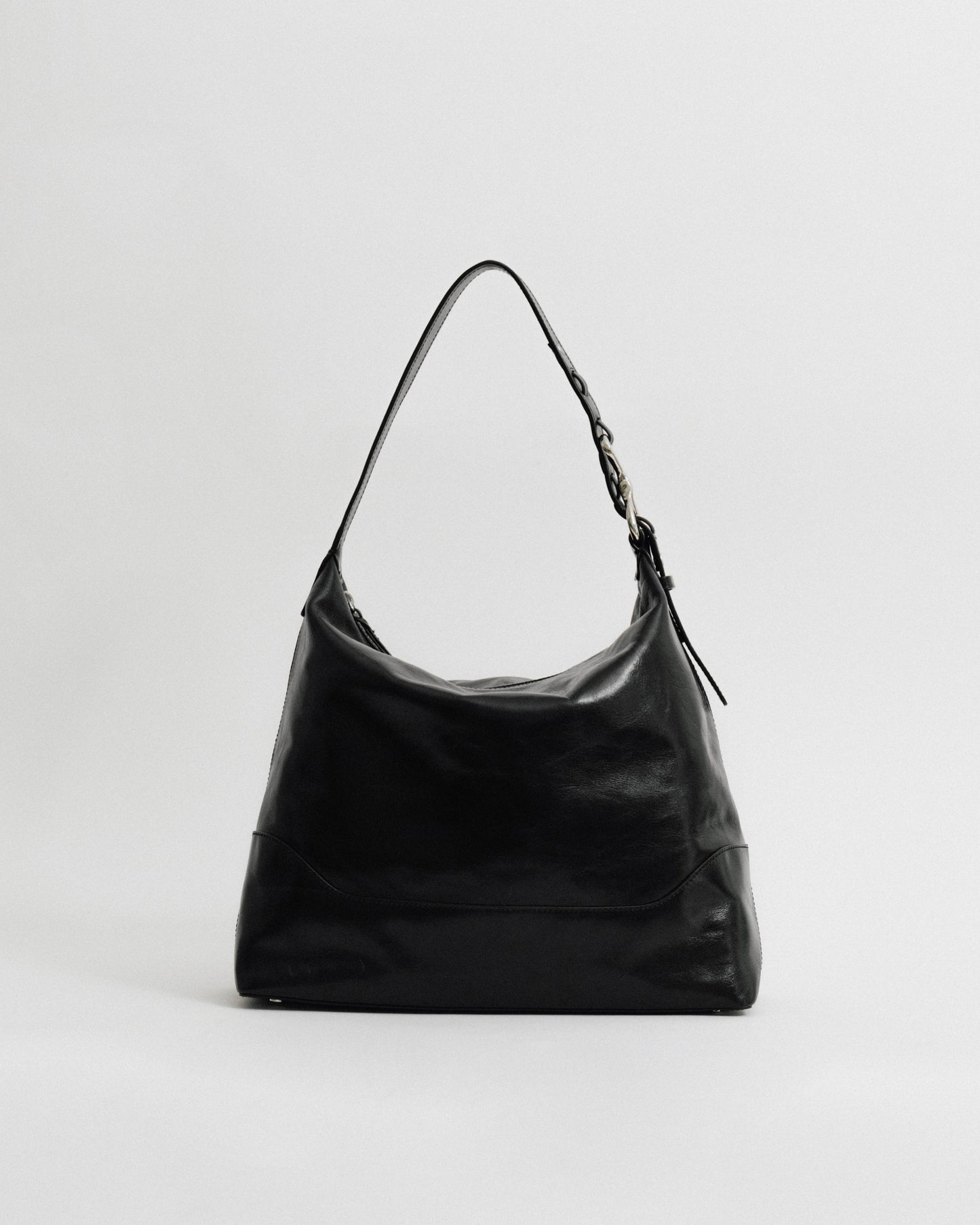 SAC TRESSÉ HOBO BLACK
