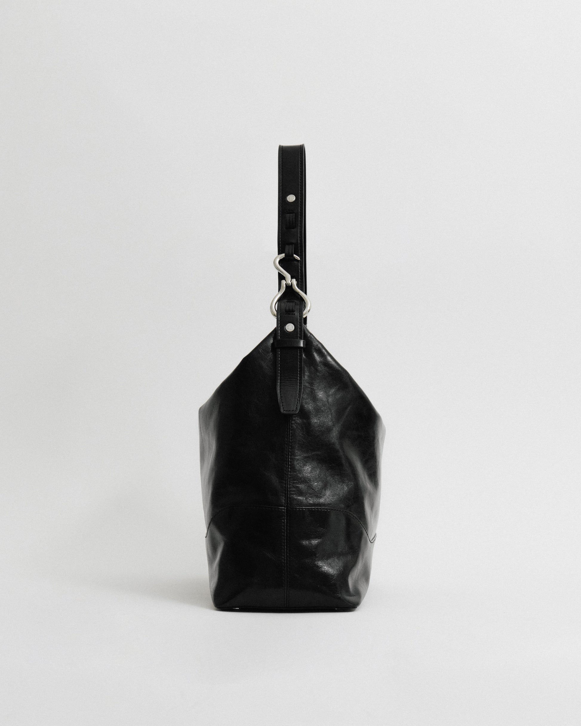 SAC TRESSÉ HOBO BLACK