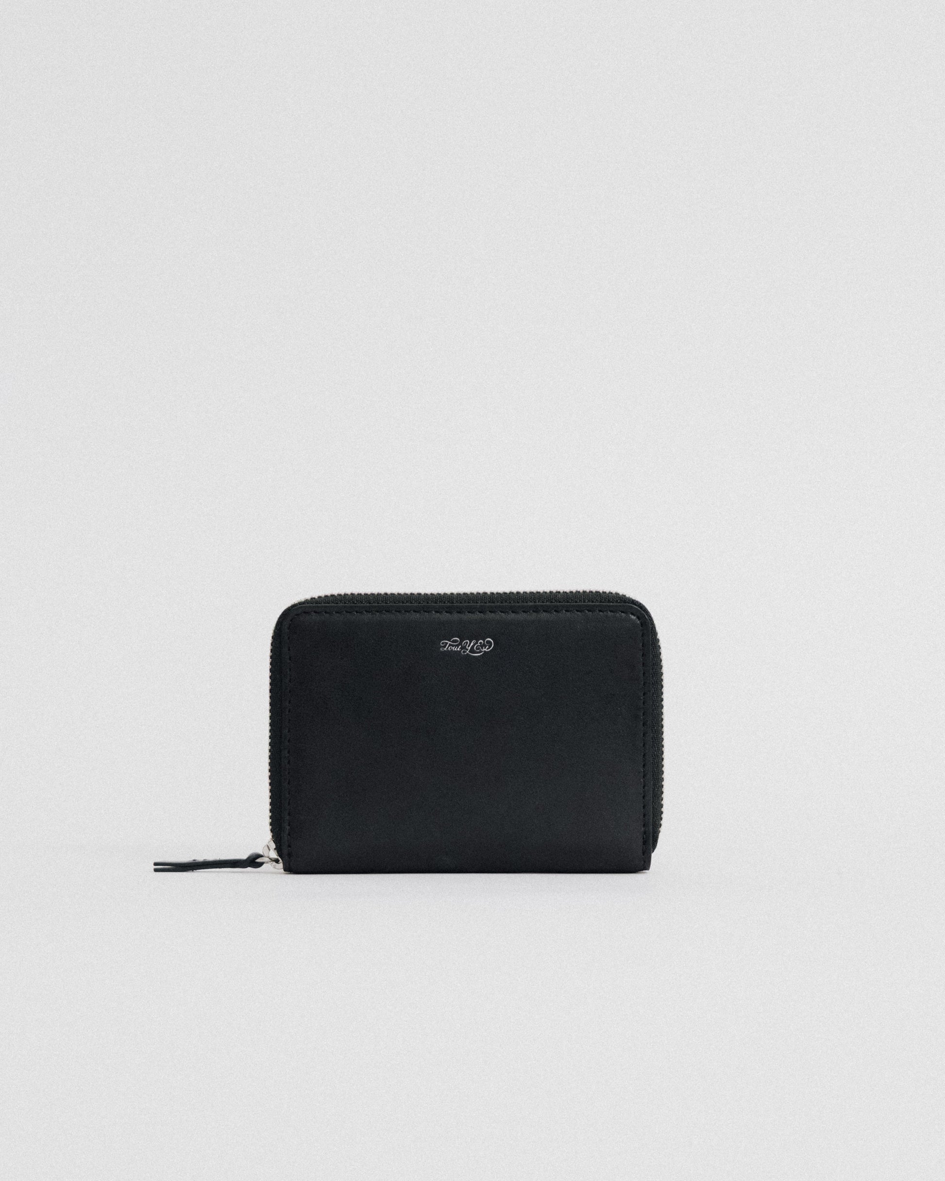 PORTE CARTES ZIPPÉ BLACK