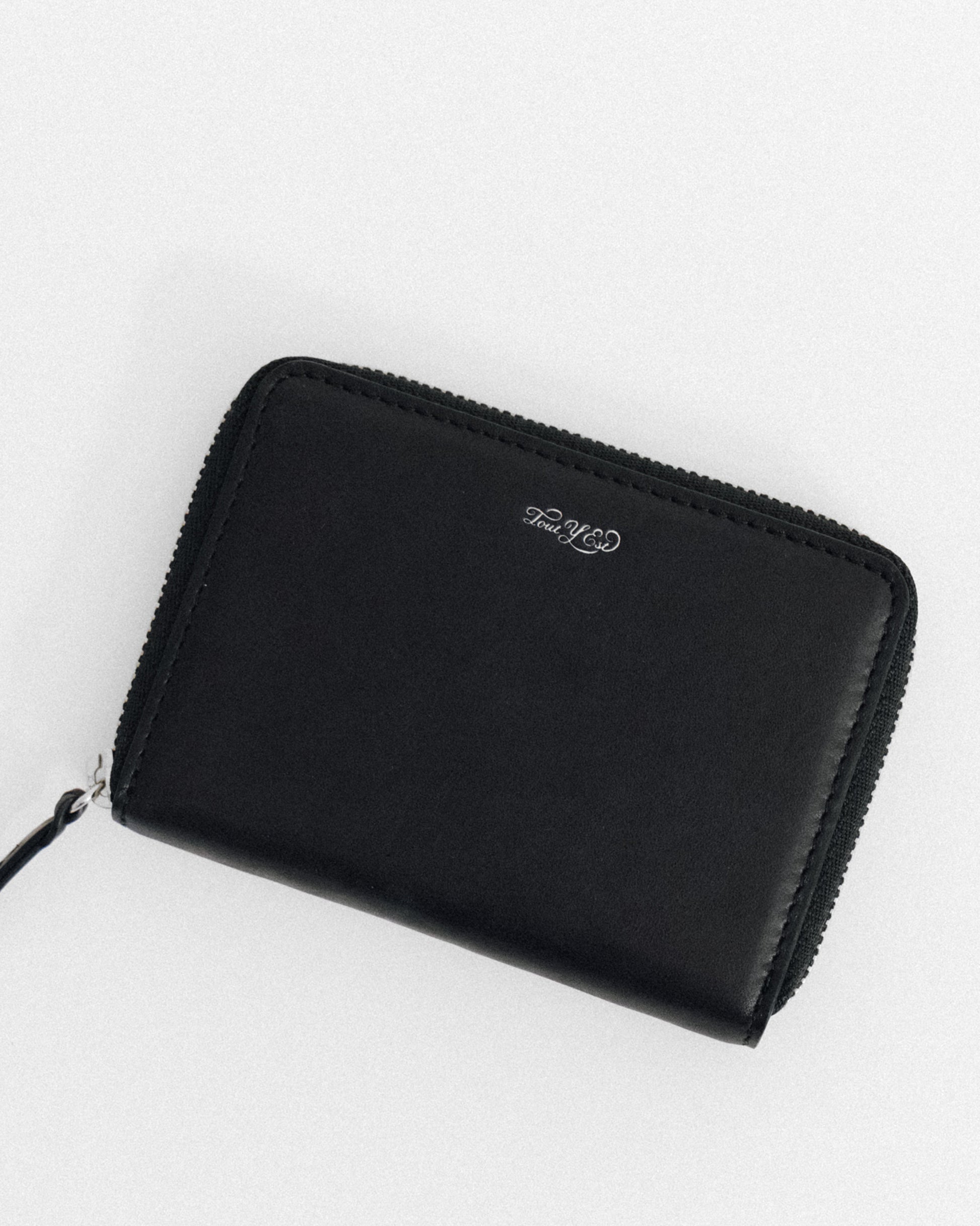 PORTE CARTES ZIPPÉ BLACK