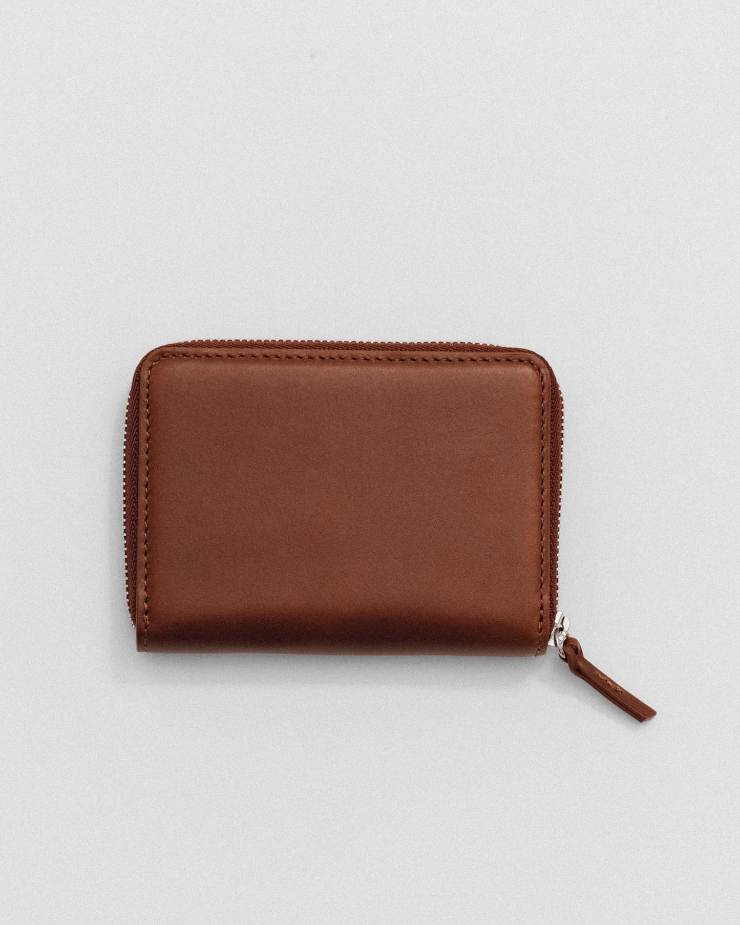 PORTE CARTES ZIPPÉ BROWN